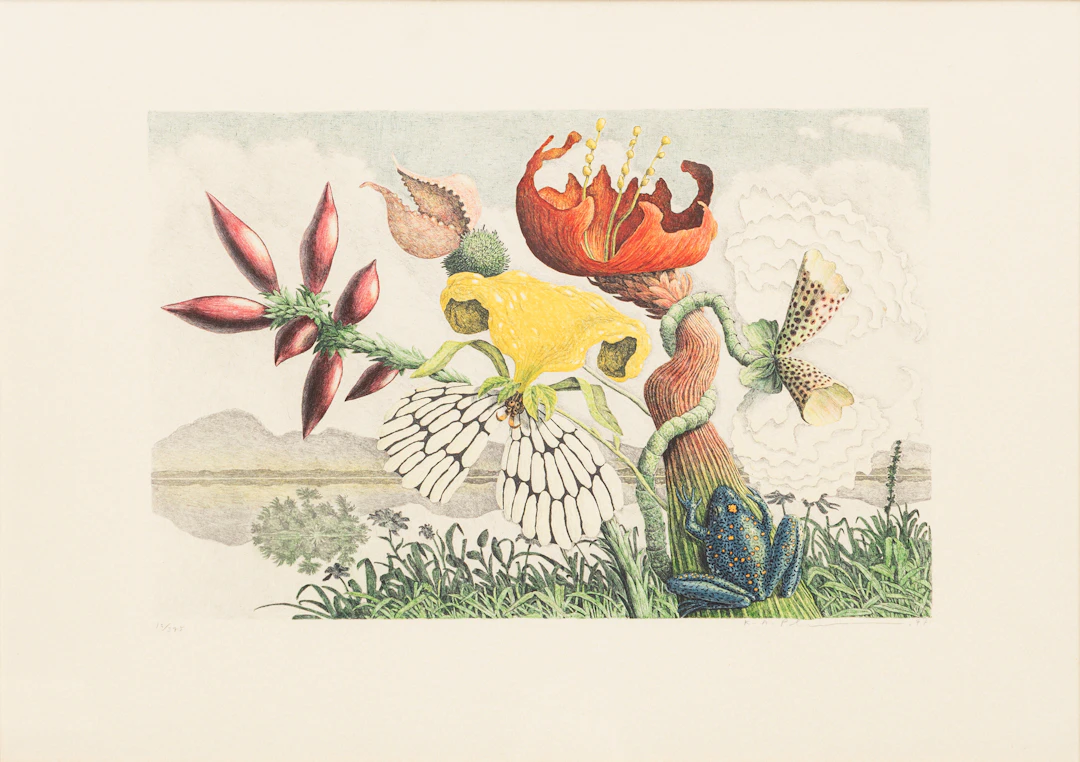 KARL AXEL PEHRSON. "Vyer från Amlapalalsi III", signerad, numrerad