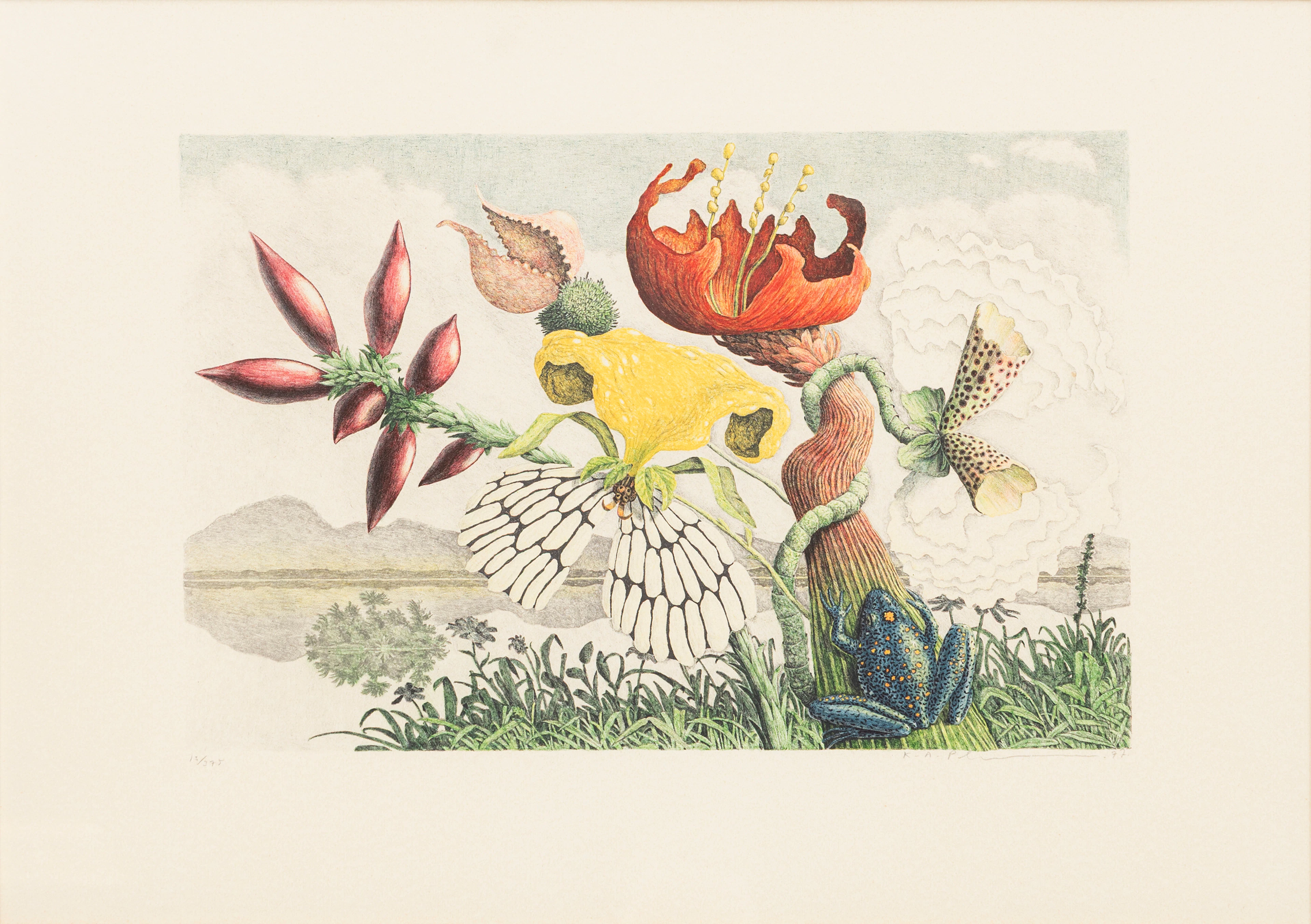 KARL AXEL PEHRSON. "Vyer från Amlapalalsi III", signerad, numrerad