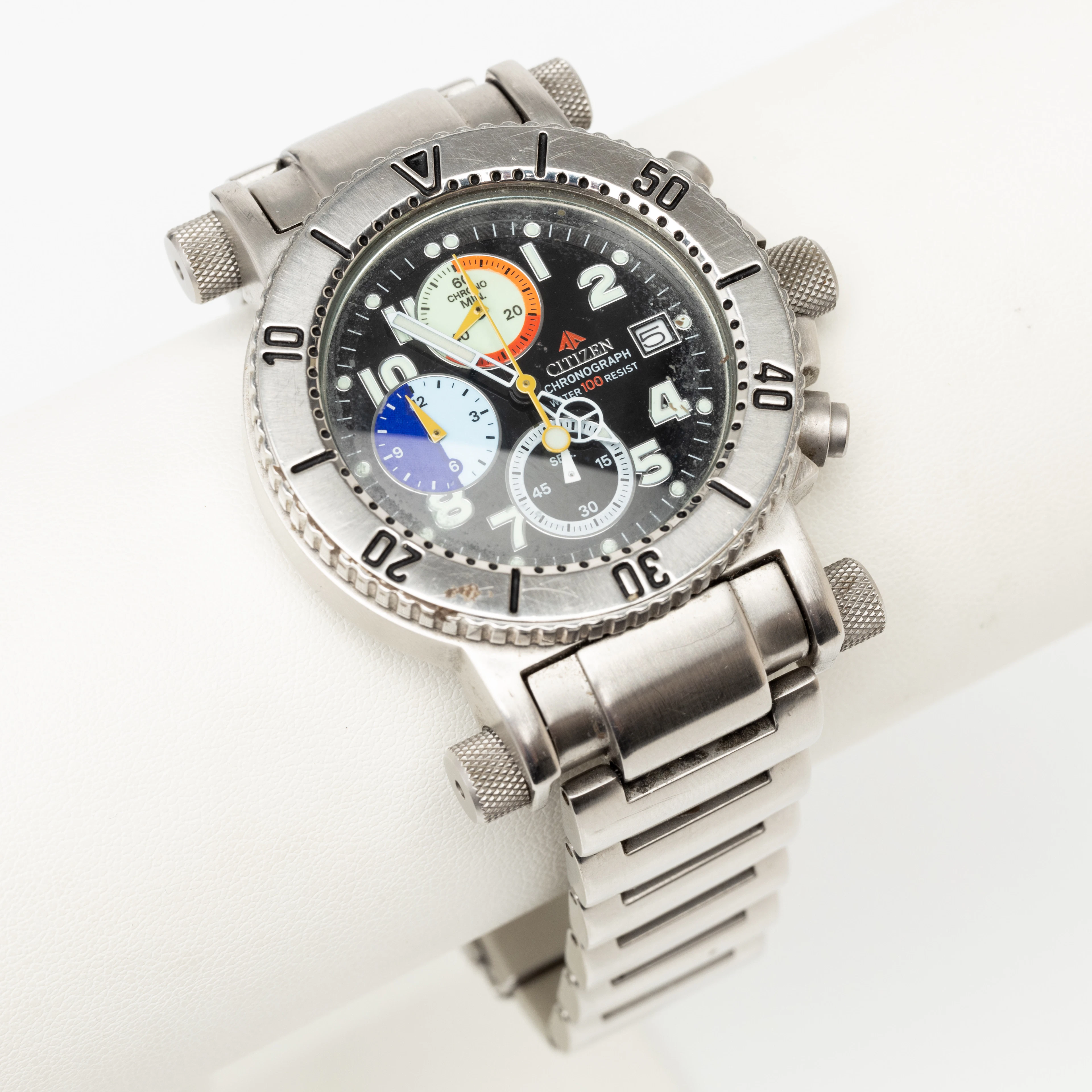 CITIZEN. Armbandsur, Promaster, Kronograf, quartz, Japan.
