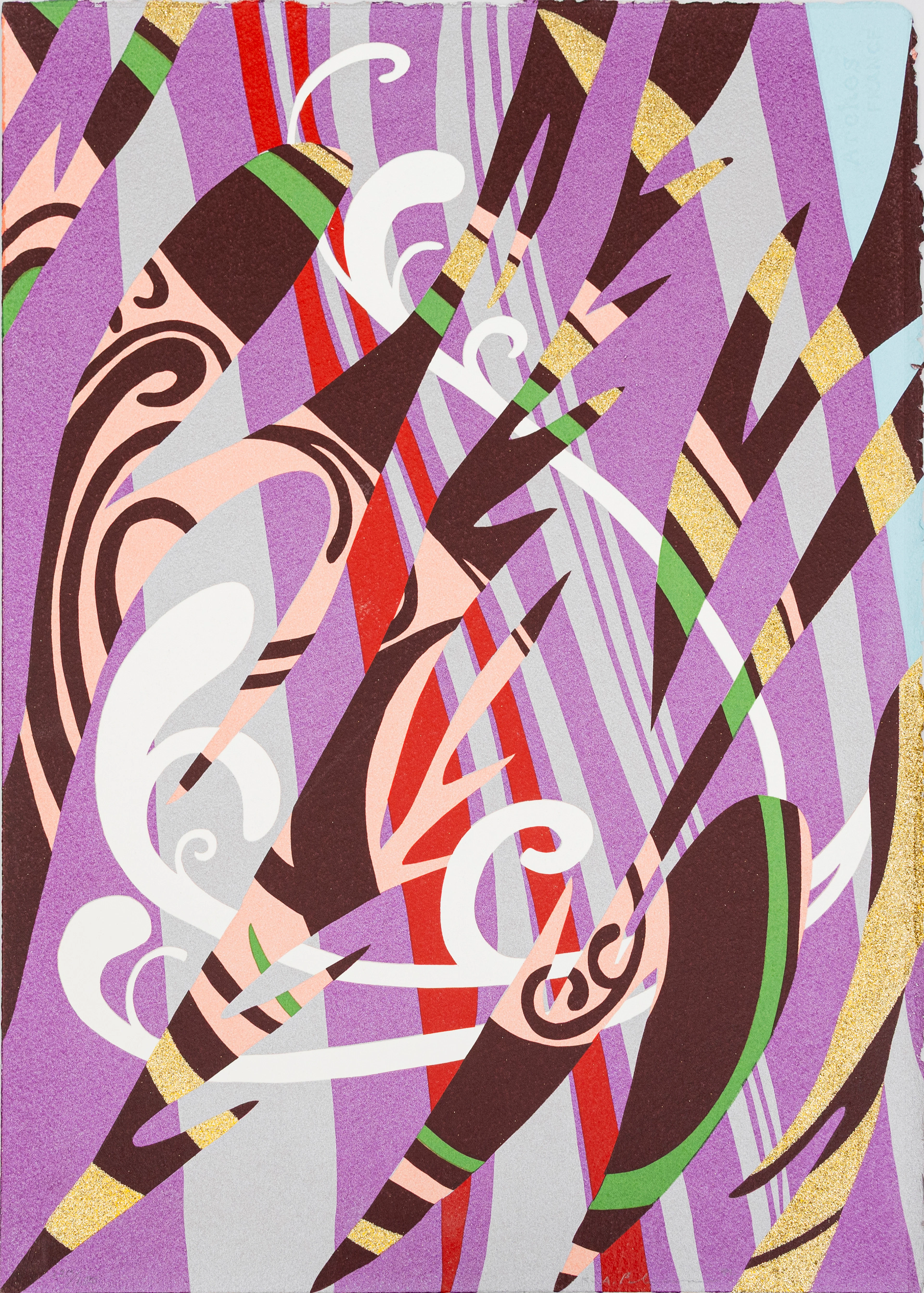 KARL AXEL PEHRSON. "Alternus V", färgserigrafi, numrerad 120/150