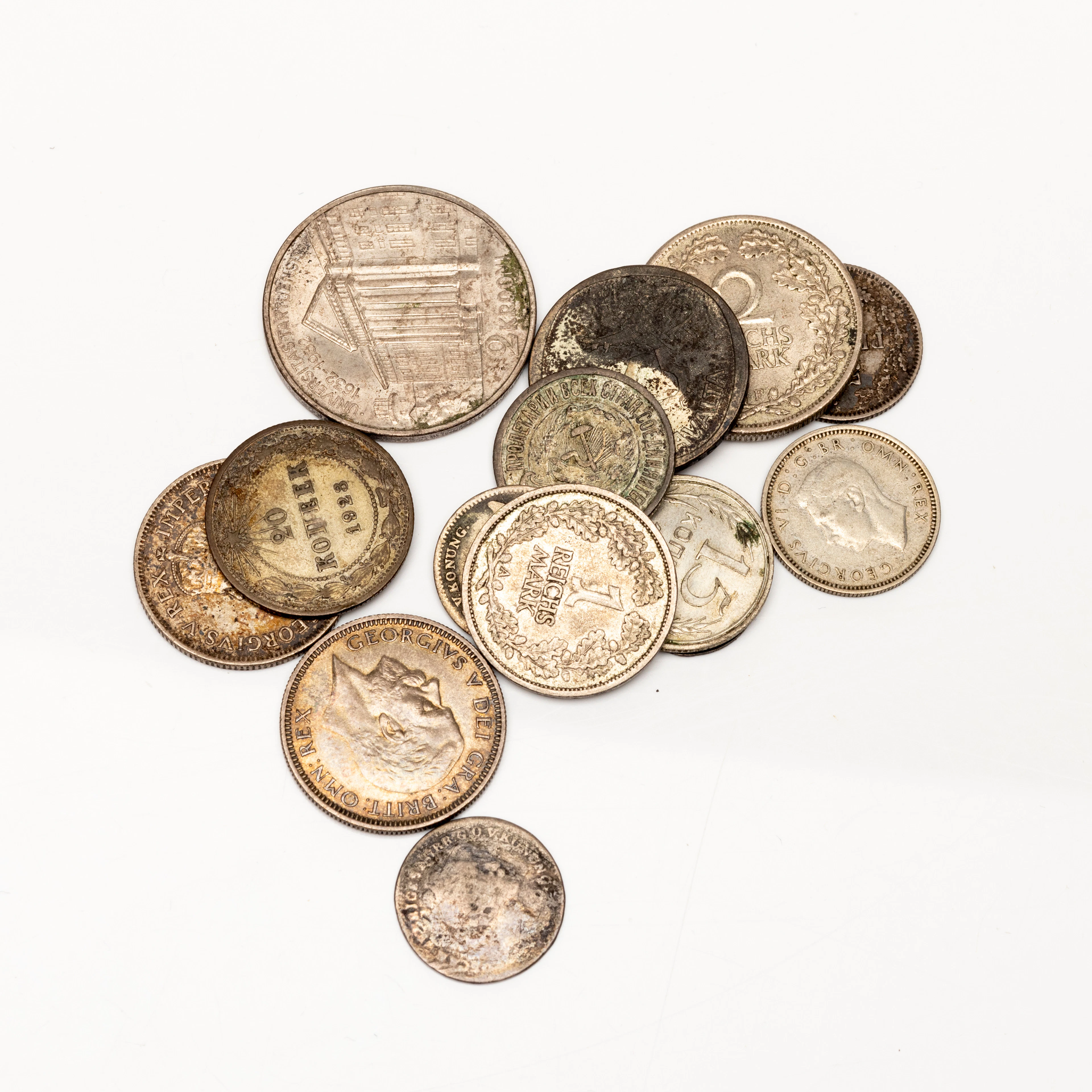MYNT, silver 35-90%, utländska.