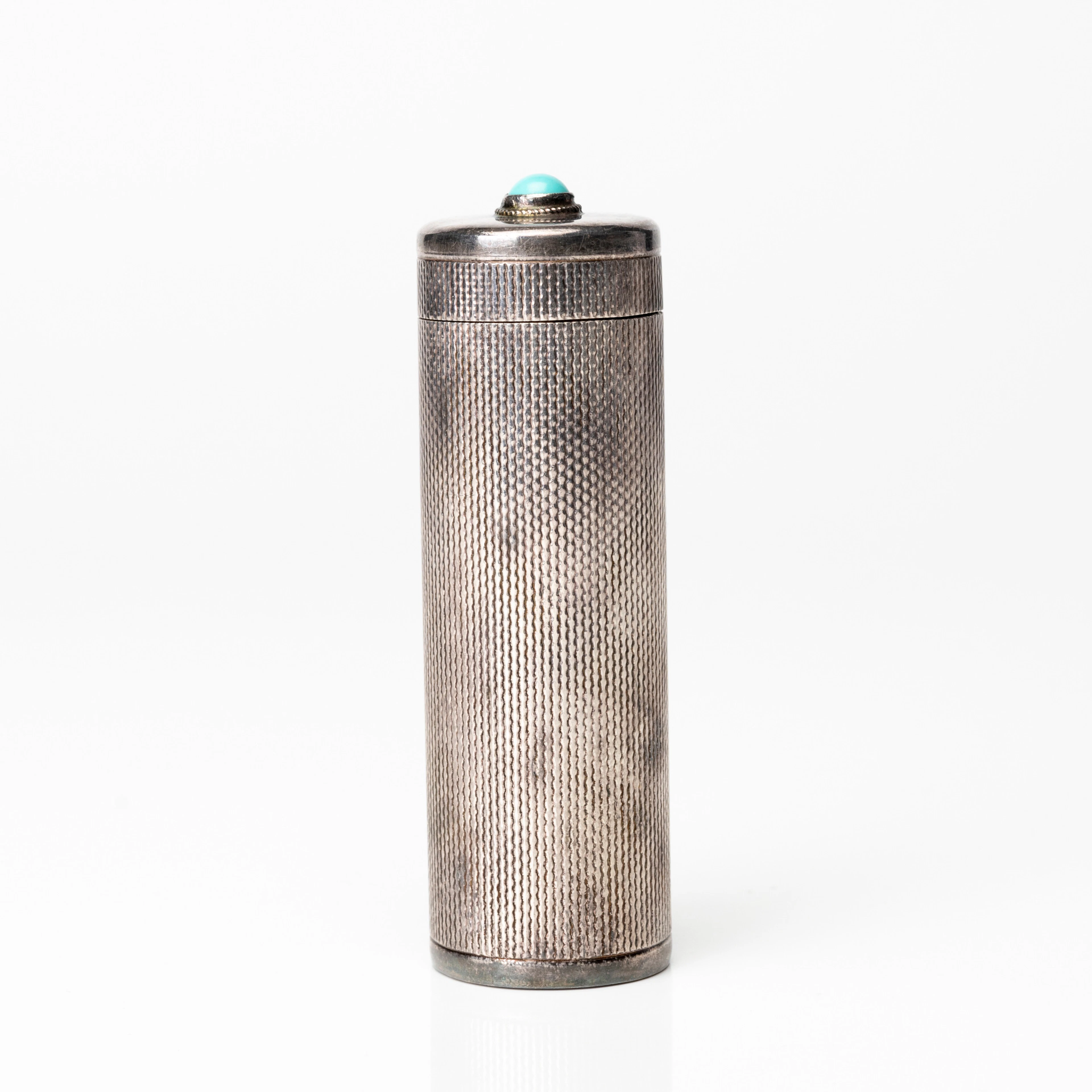 TÄNDSTICKSETUI, silver, handarbete, J L Hultman, 1900-tal.