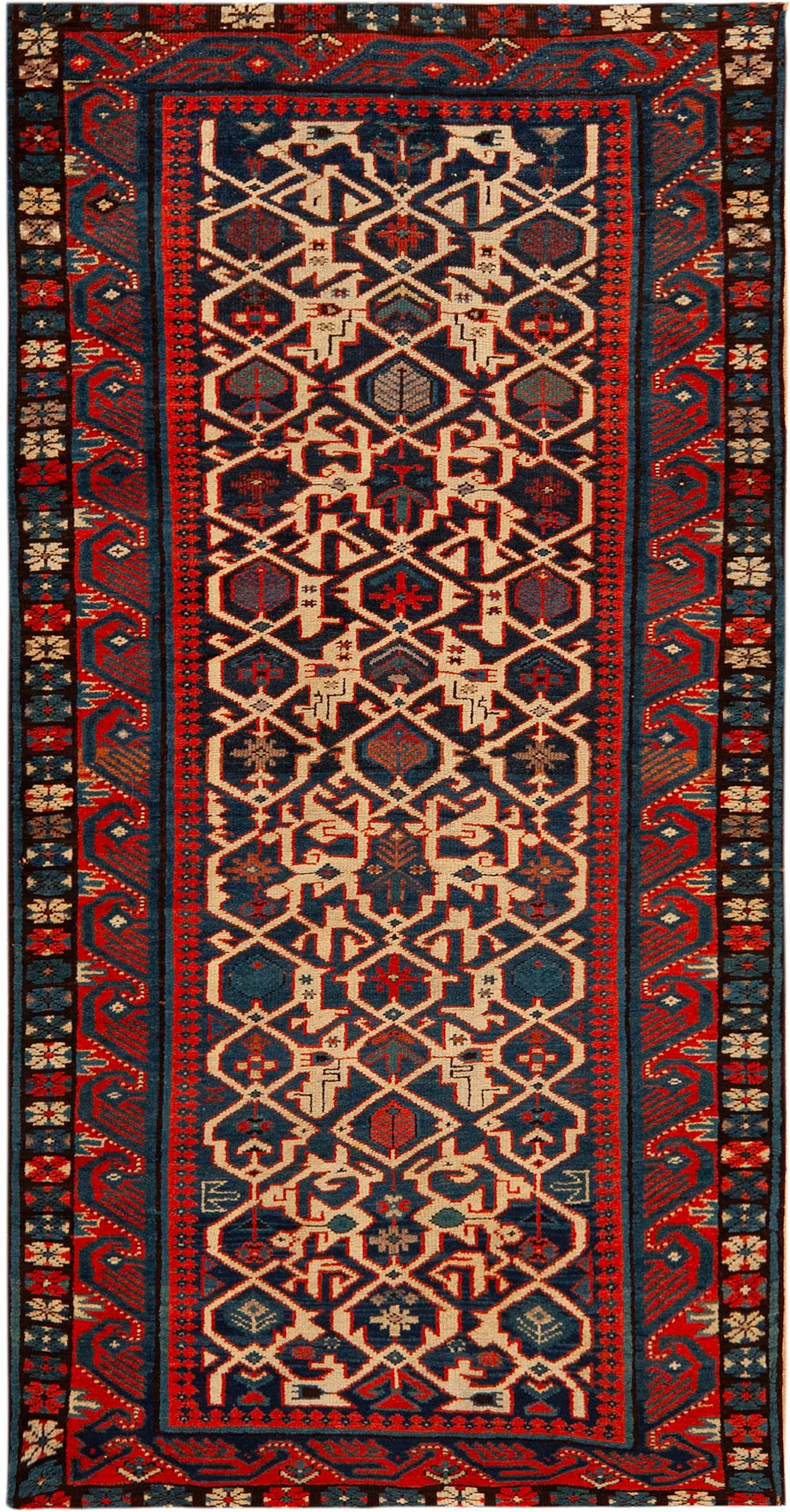 No Reserve - Antique Caucasian Kuba Konagkend rug - Circa 1880 - 5