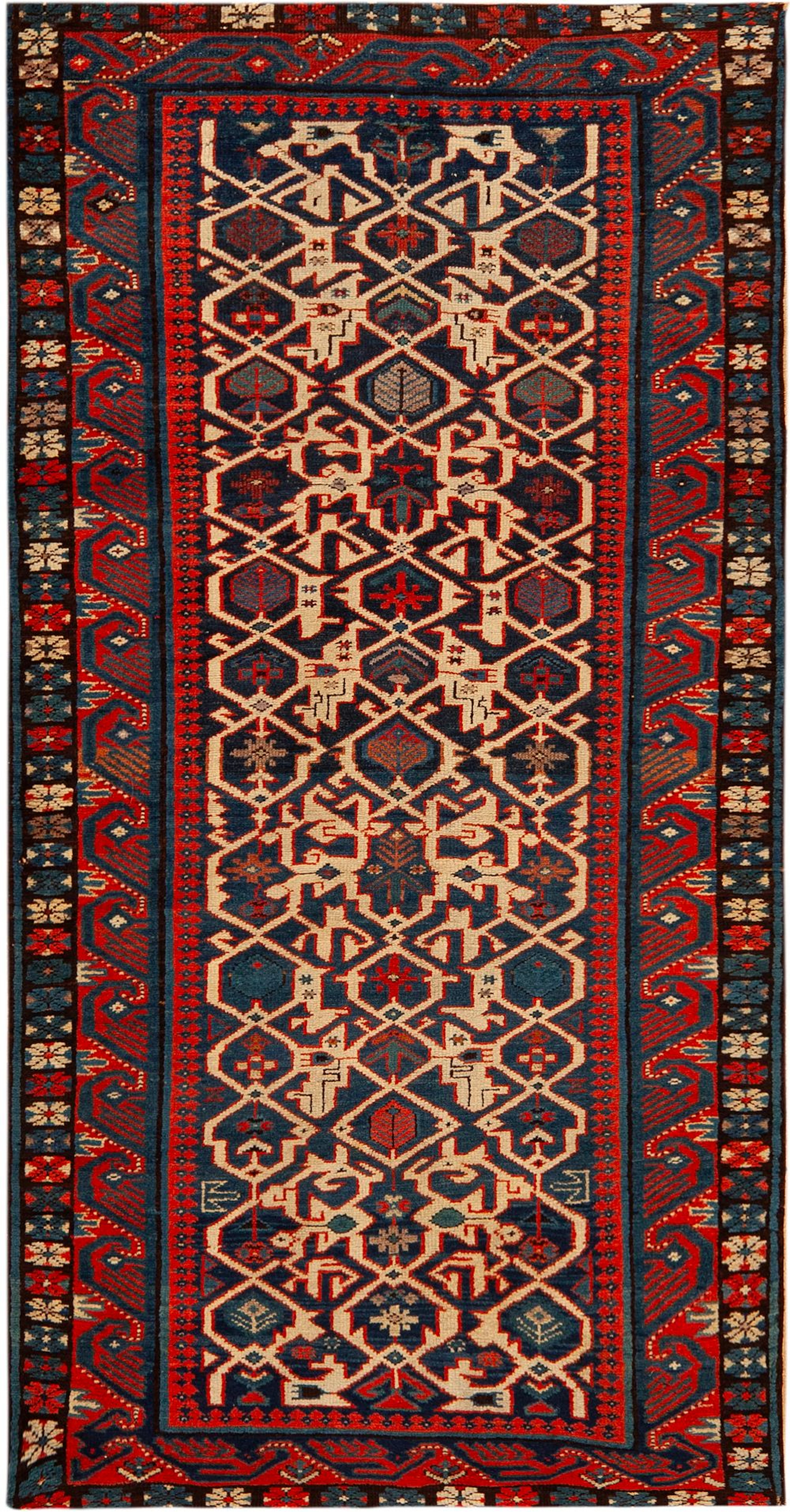 No Reserve - Antique Caucasian Kuba Konagkend rug - Circa 1880 - 5