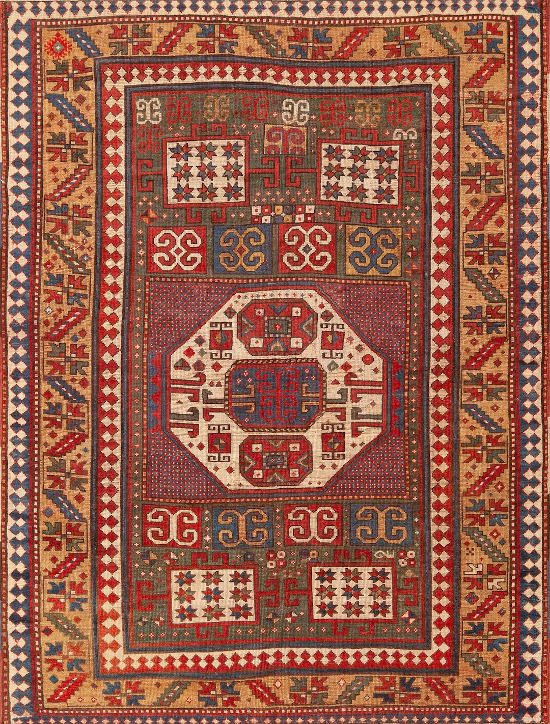 Antique Karachov Kazak Rug, South Caucasus, late 19th century - 6