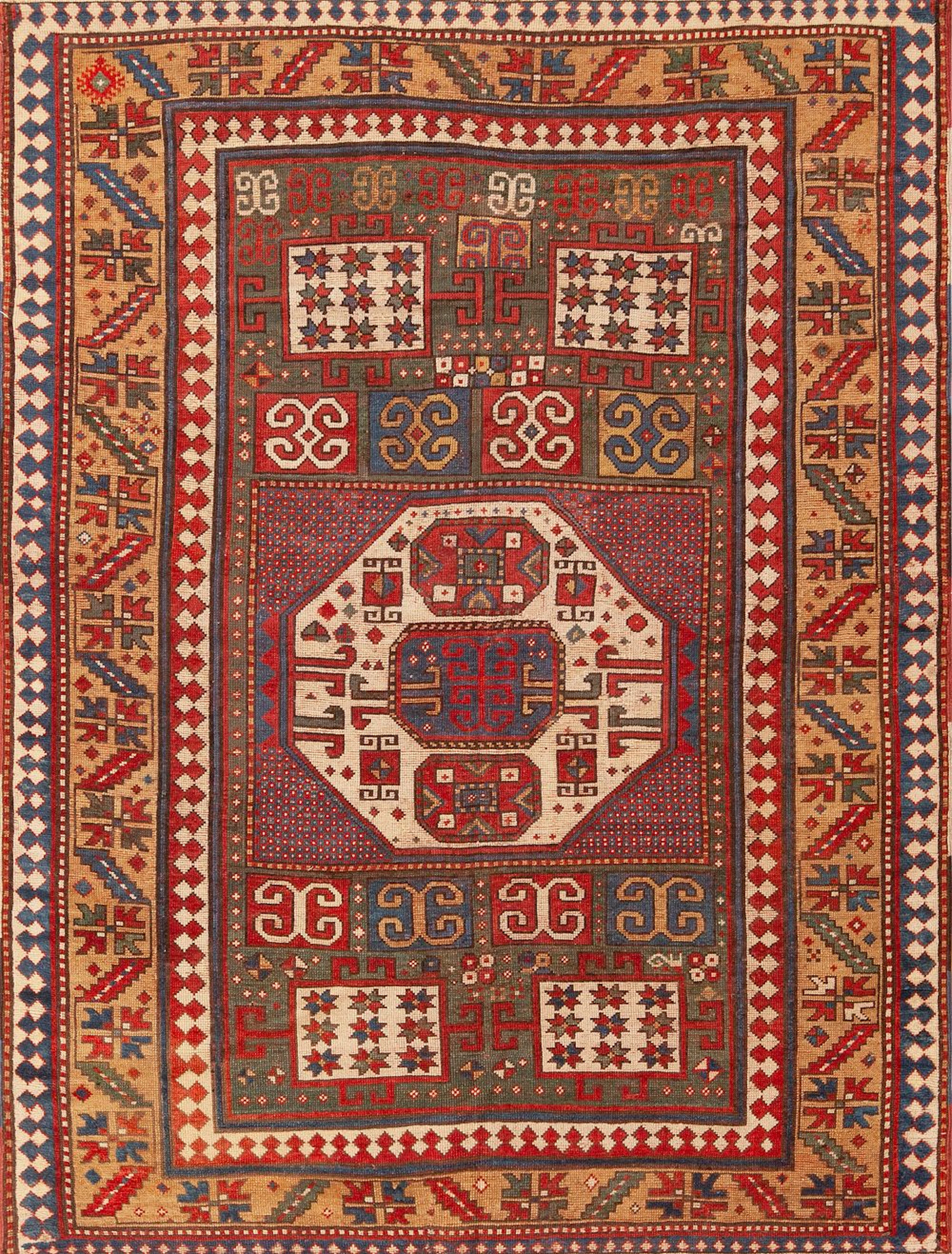 Antique Karachov Kazak Rug, South Caucasus, late 19th century - 6