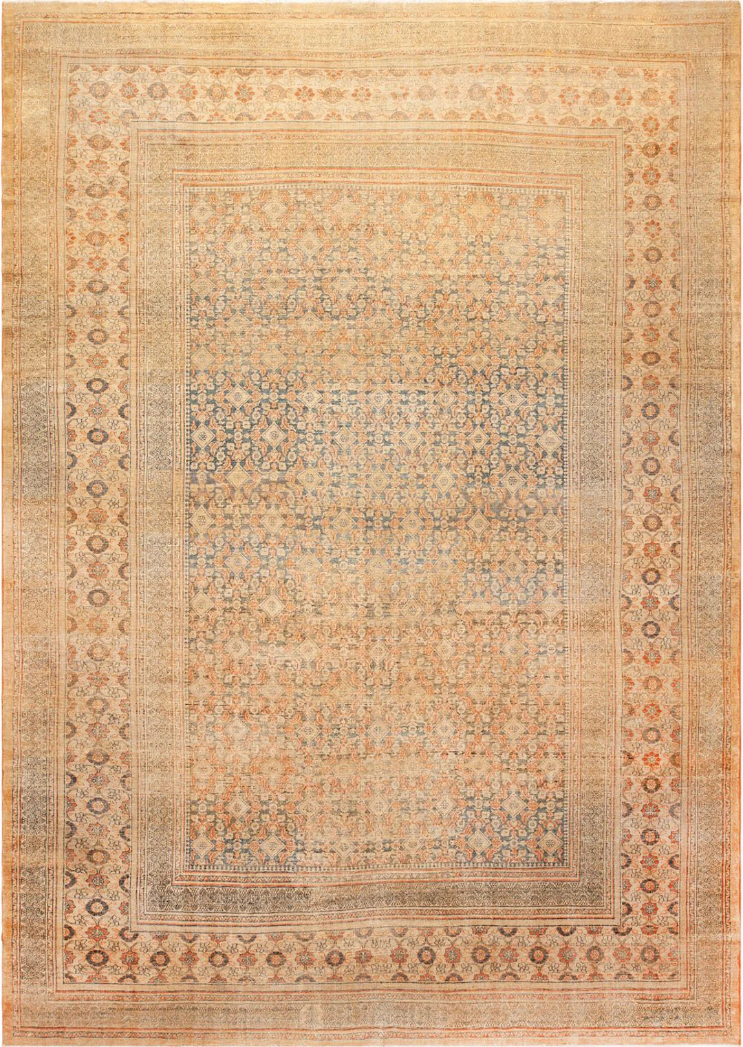 Large Antique Persian Khorassan Rug circa 1890 - 16 ft x 11 ft 2 in