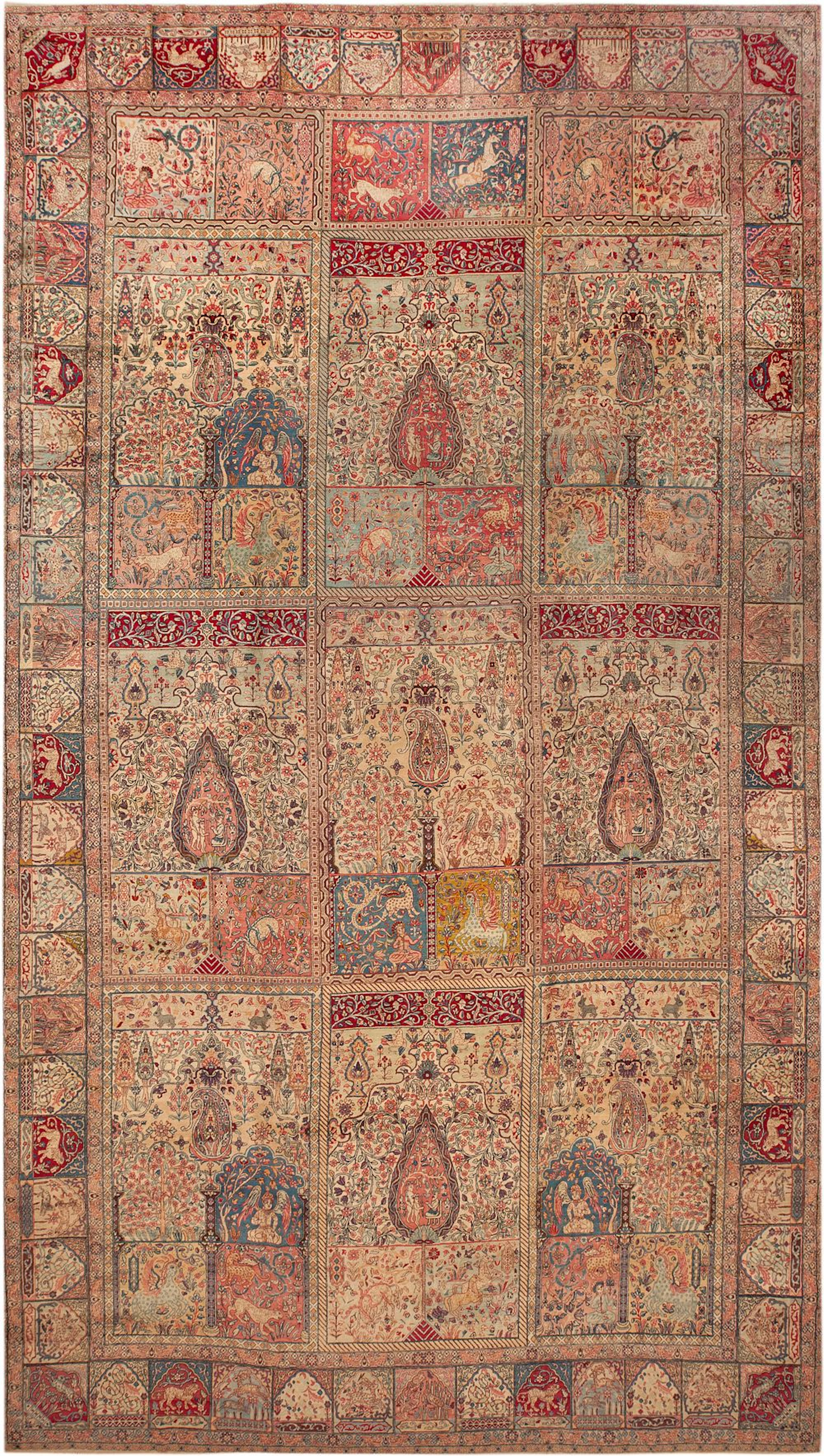 No Reserve - Monumental Antique Kerman Carpet, Southeast Persia, circa