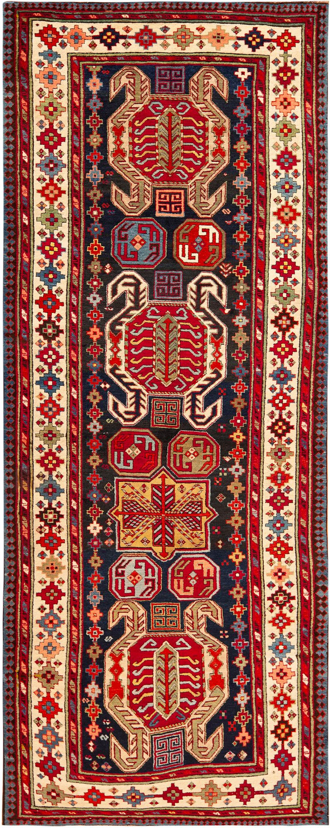 Antique Lankaron Gallery Rug, Southeast Caucasus, late 19th century