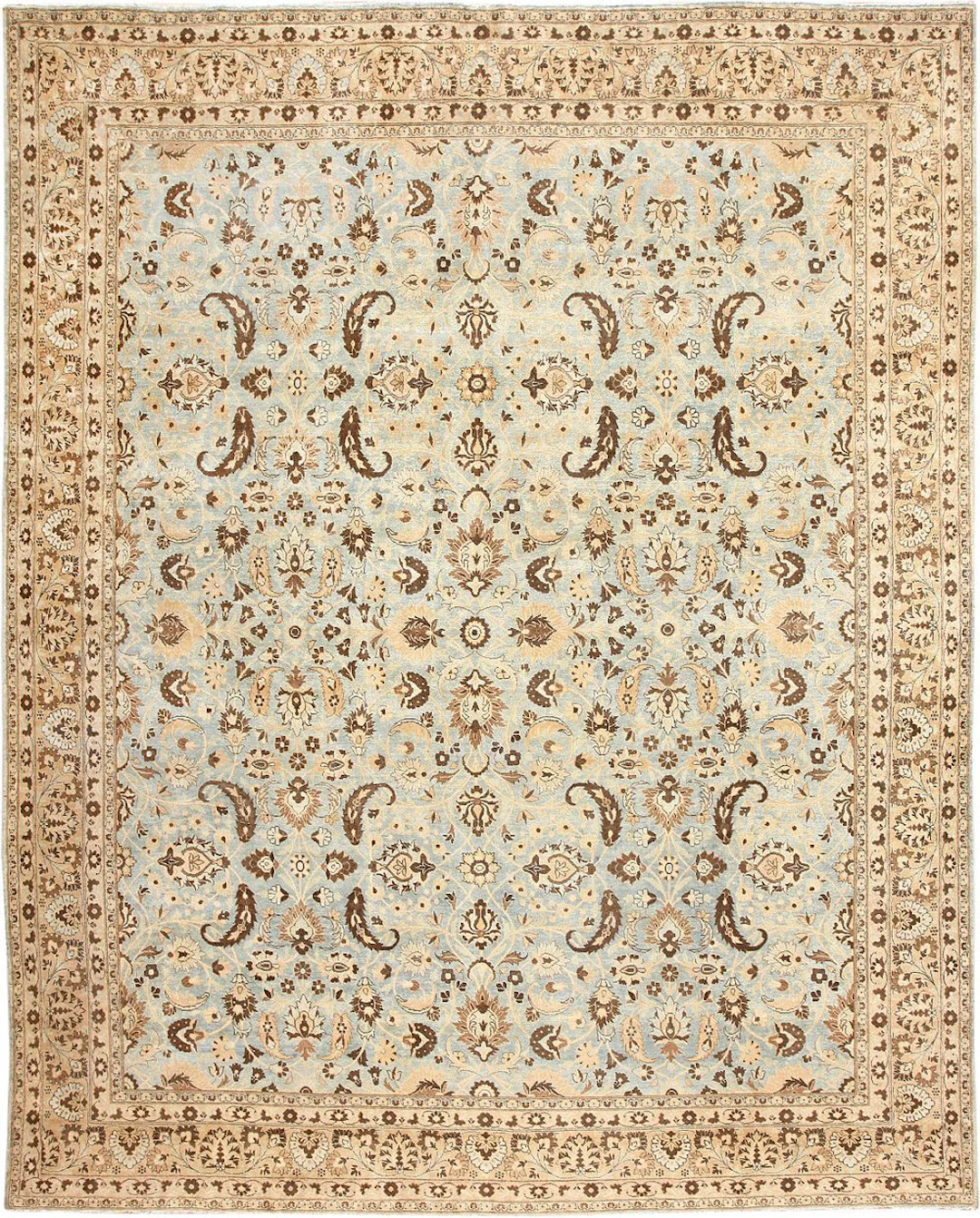 Large Antique Persian Khorassan Rug - 15 ft x 11 ft 9 in (4.57 m x 3.58 m)