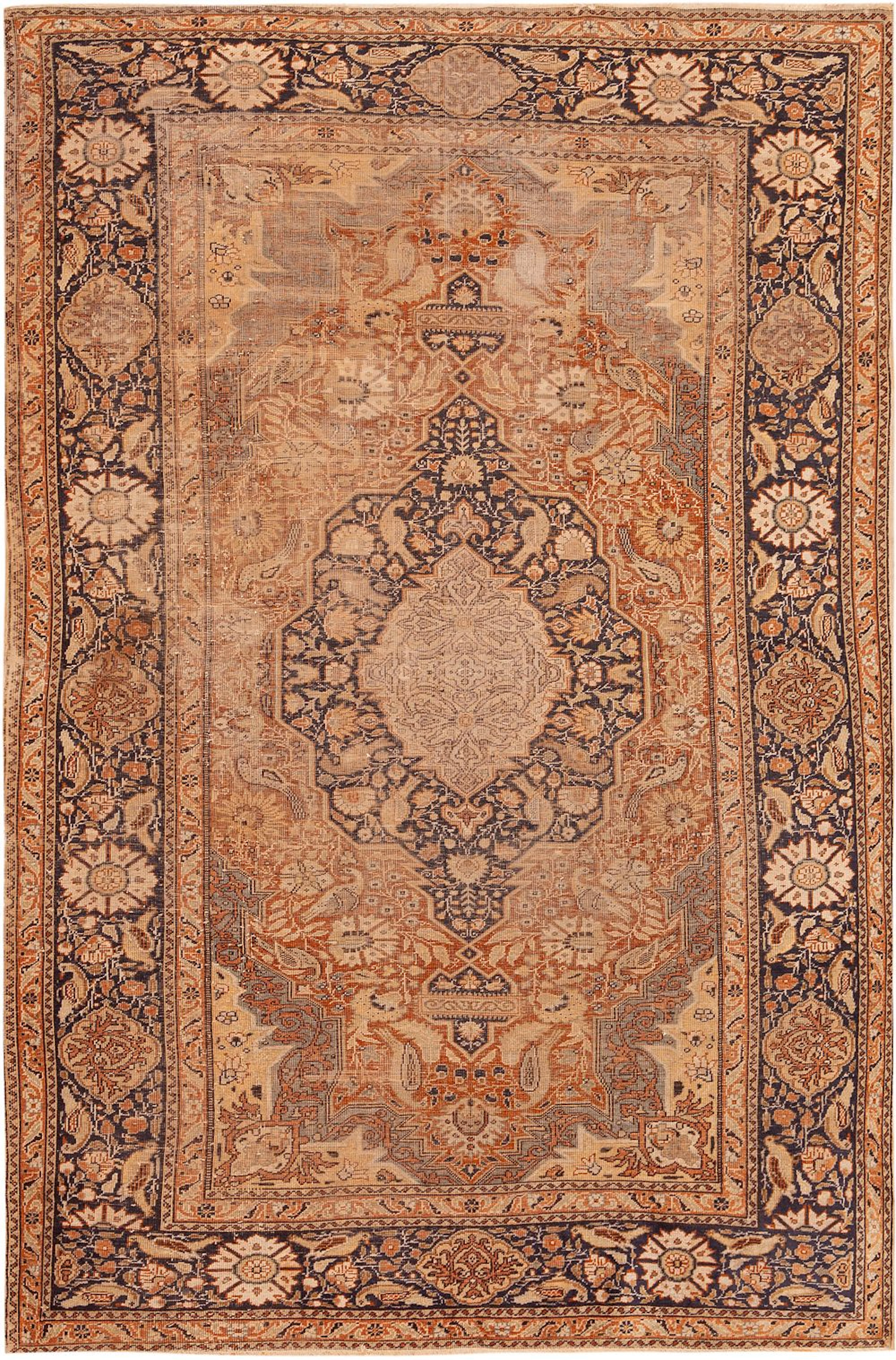 No Reserve - Silk Vintage Turkish Keysari Rug 6 ft x 4 ft 1 in (1.82