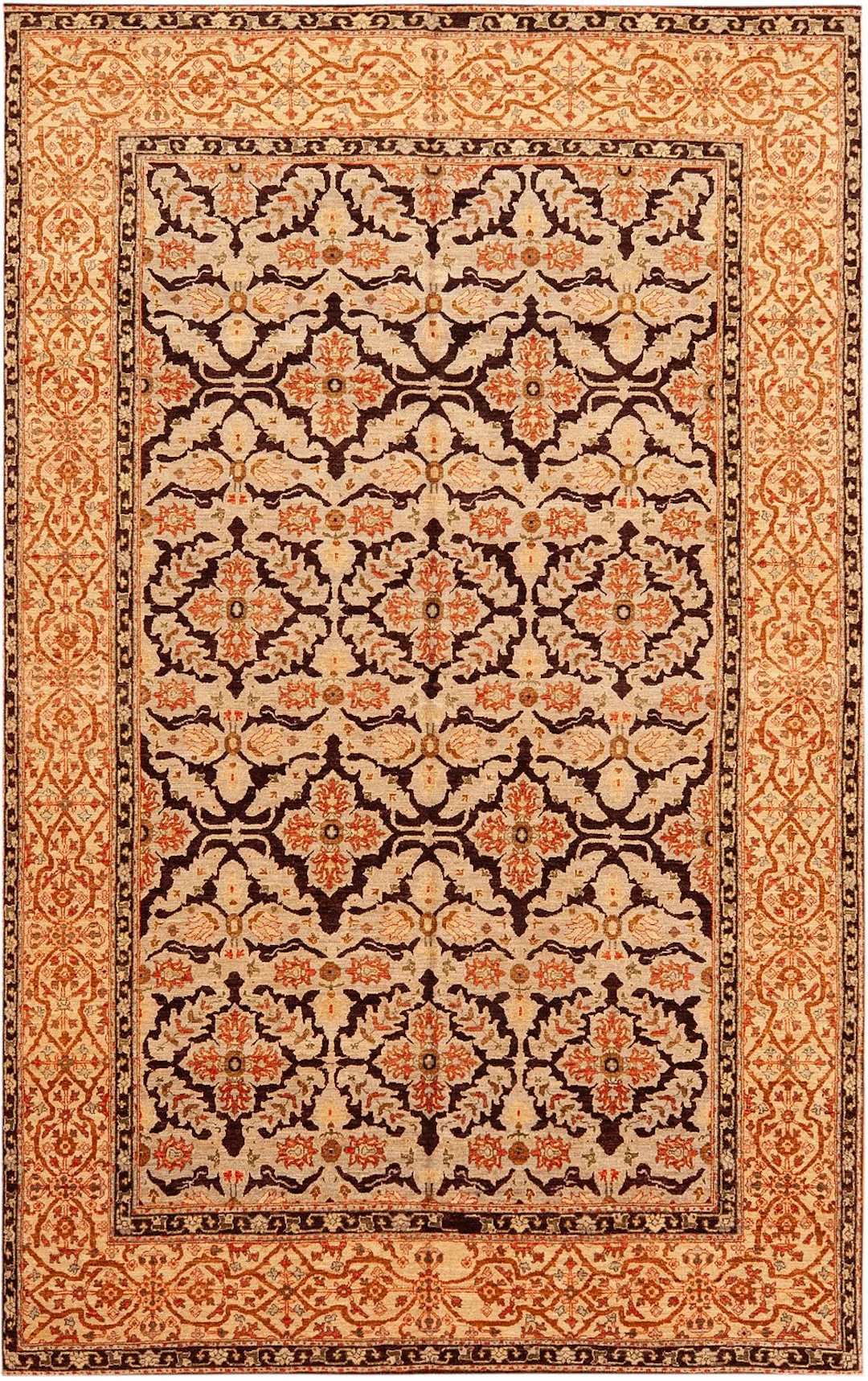 No Reserve - Contemporary Indian Rug - Early 21st Century - 9 ft 4