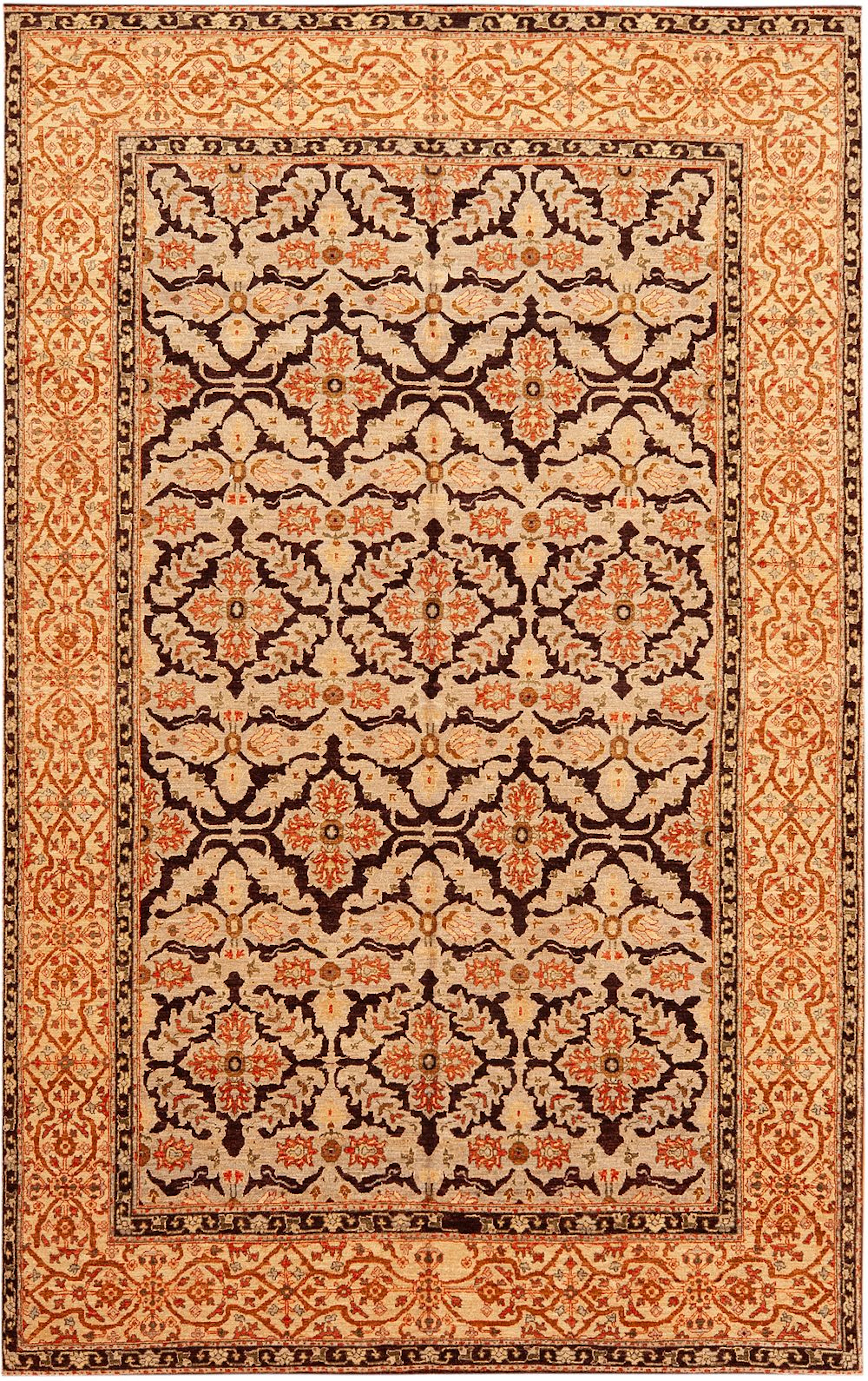 No Reserve - Contemporary Indian Rug - Early 21st Century - 9 ft 4