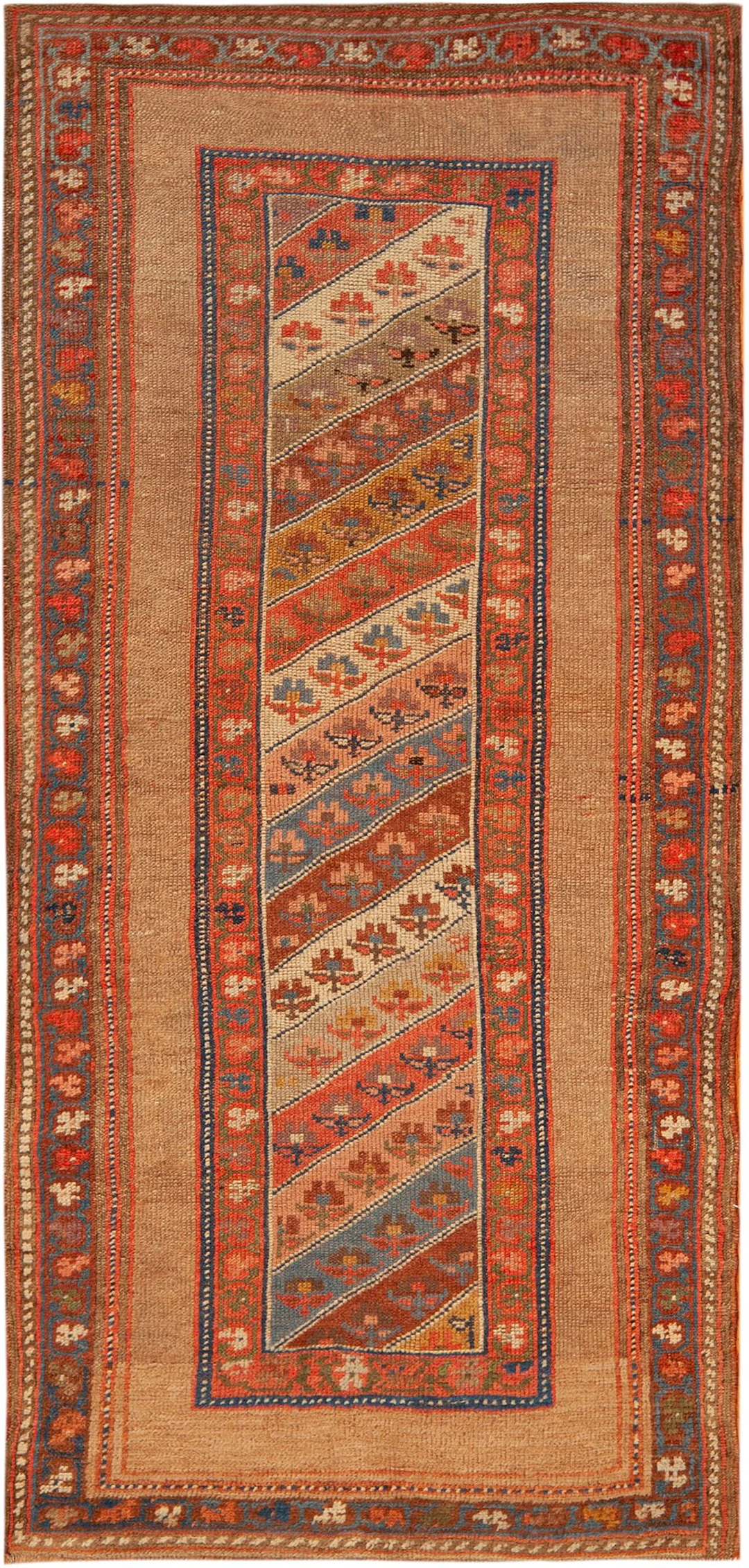 No Reserve - Antique Kurdish Rug, Western Persia, circa 1900 - 6 ft