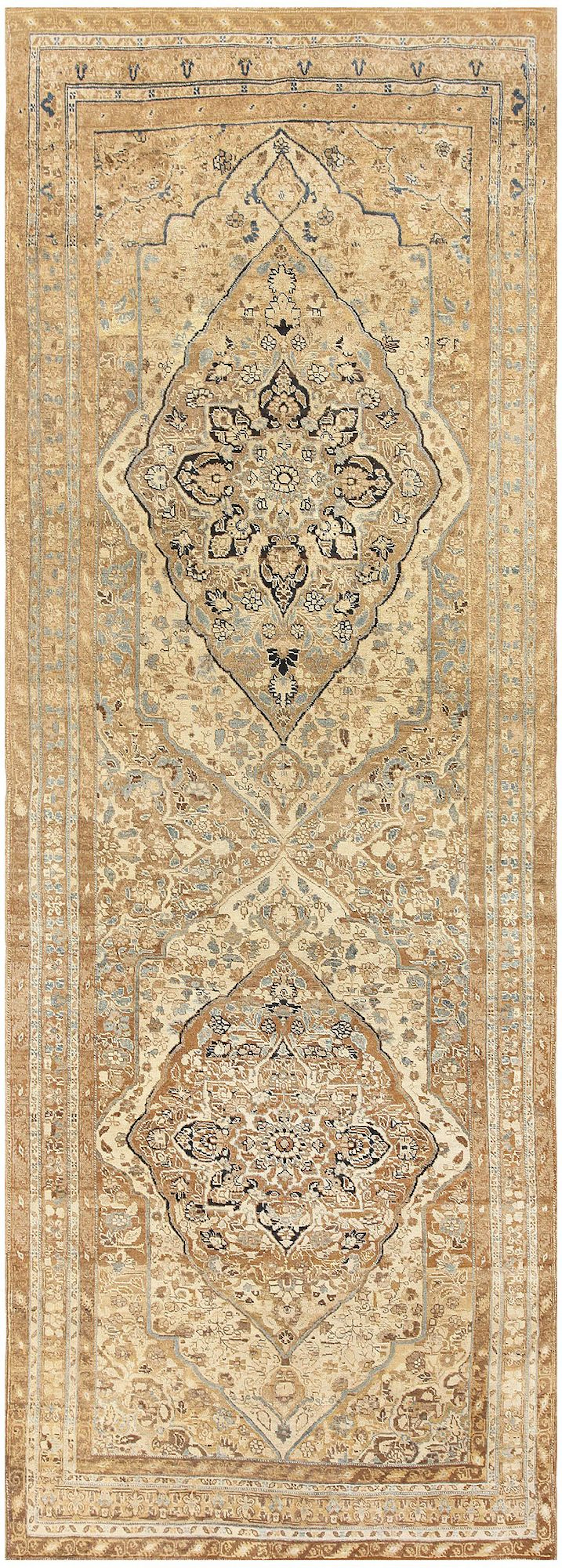 Antique Persian Tabriz Haji Jalili Gallery Carpet, circa 1900 - 15