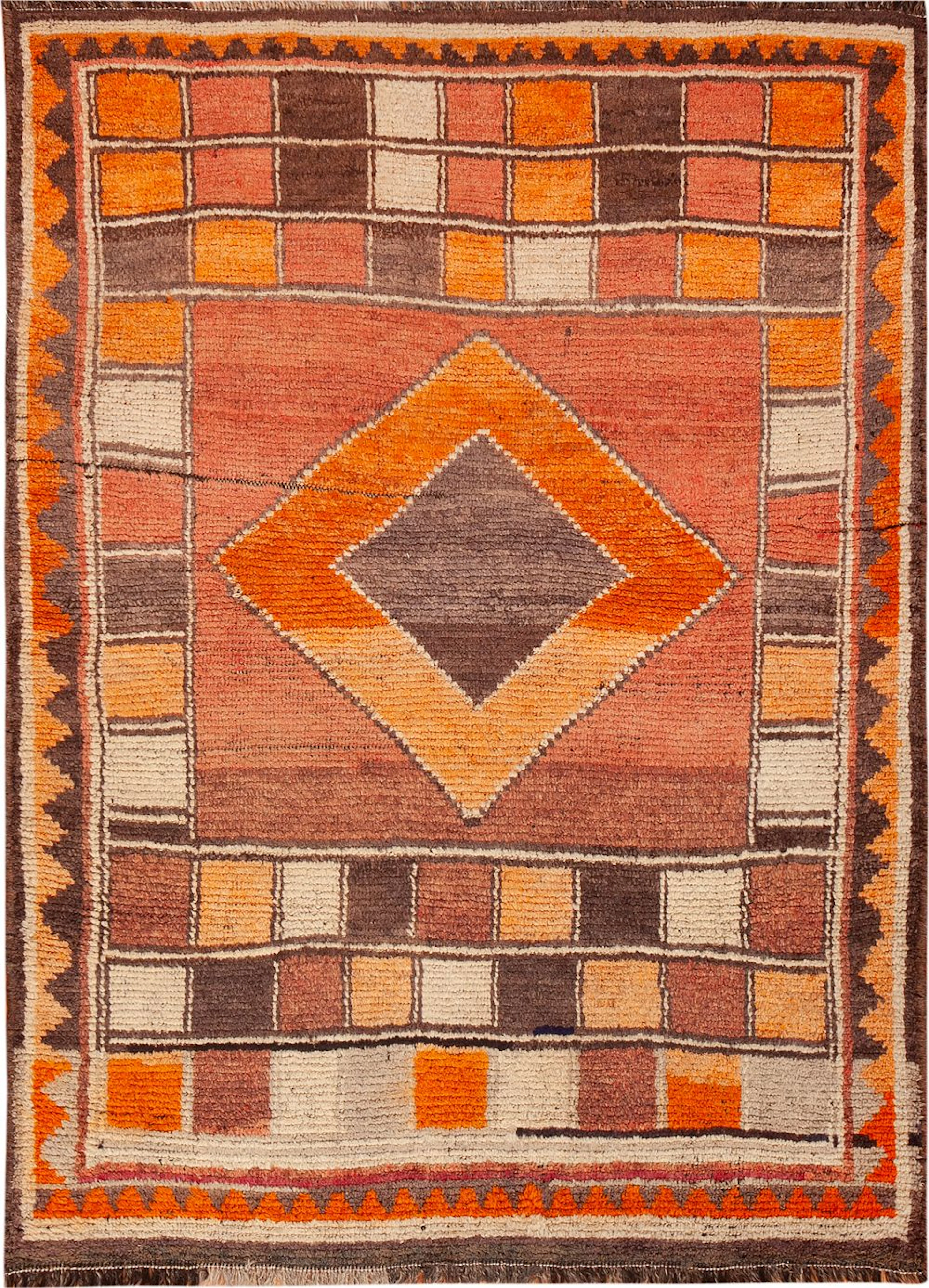 No Reserve - Vintage Gabbeh Rug, Southwest Persia - 5 ft 8 in x 4