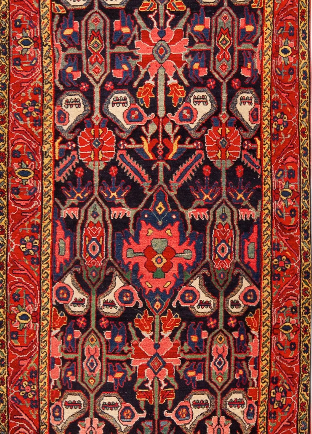 No Reserve - Extra-Long Antique Bidjar Runner, Persian Kurdistan