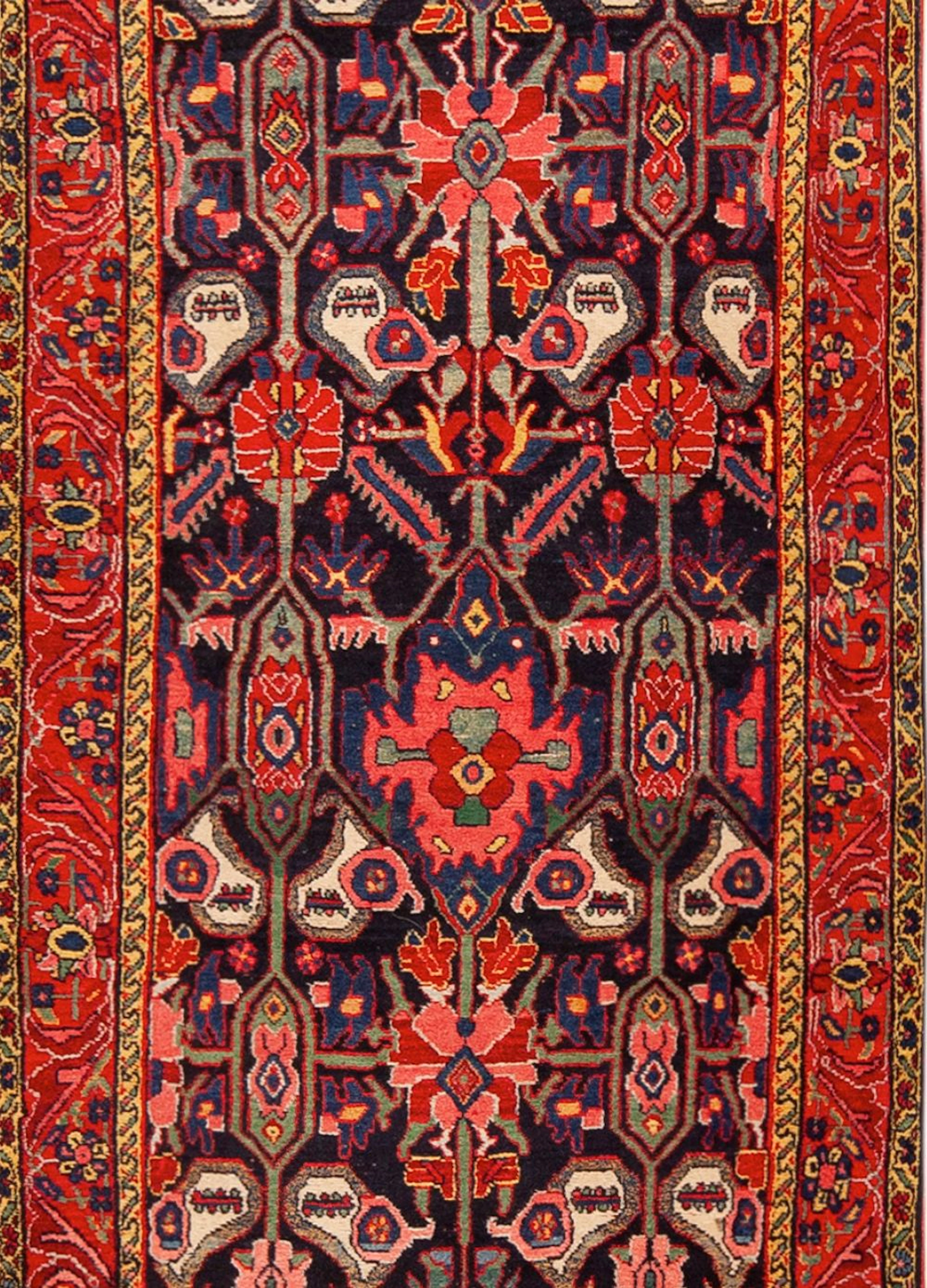 No Reserve - Extra-Long Antique Bidjar Runner, Persian Kurdistan