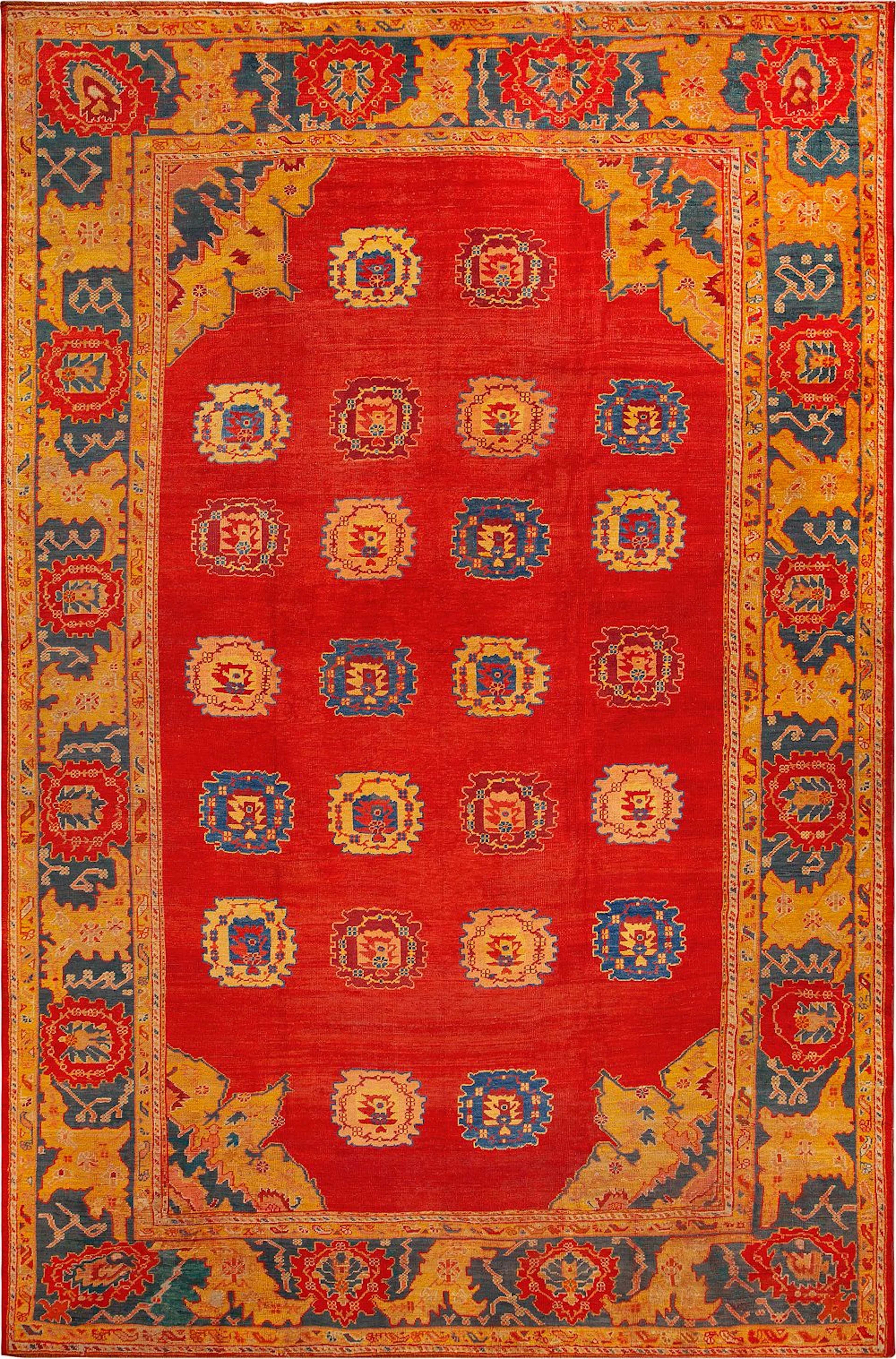 Antique Turkish Oushak Rug - Circa 1900 - 15 ft 6 in x 10 ft 1 in