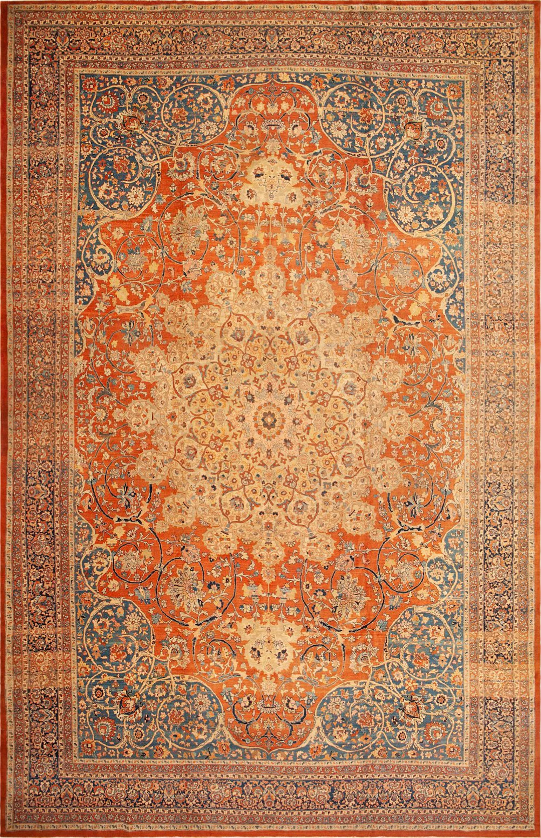 No Reserve - Important Monumental Haji Jalili Tabriz Carpet, Northwest