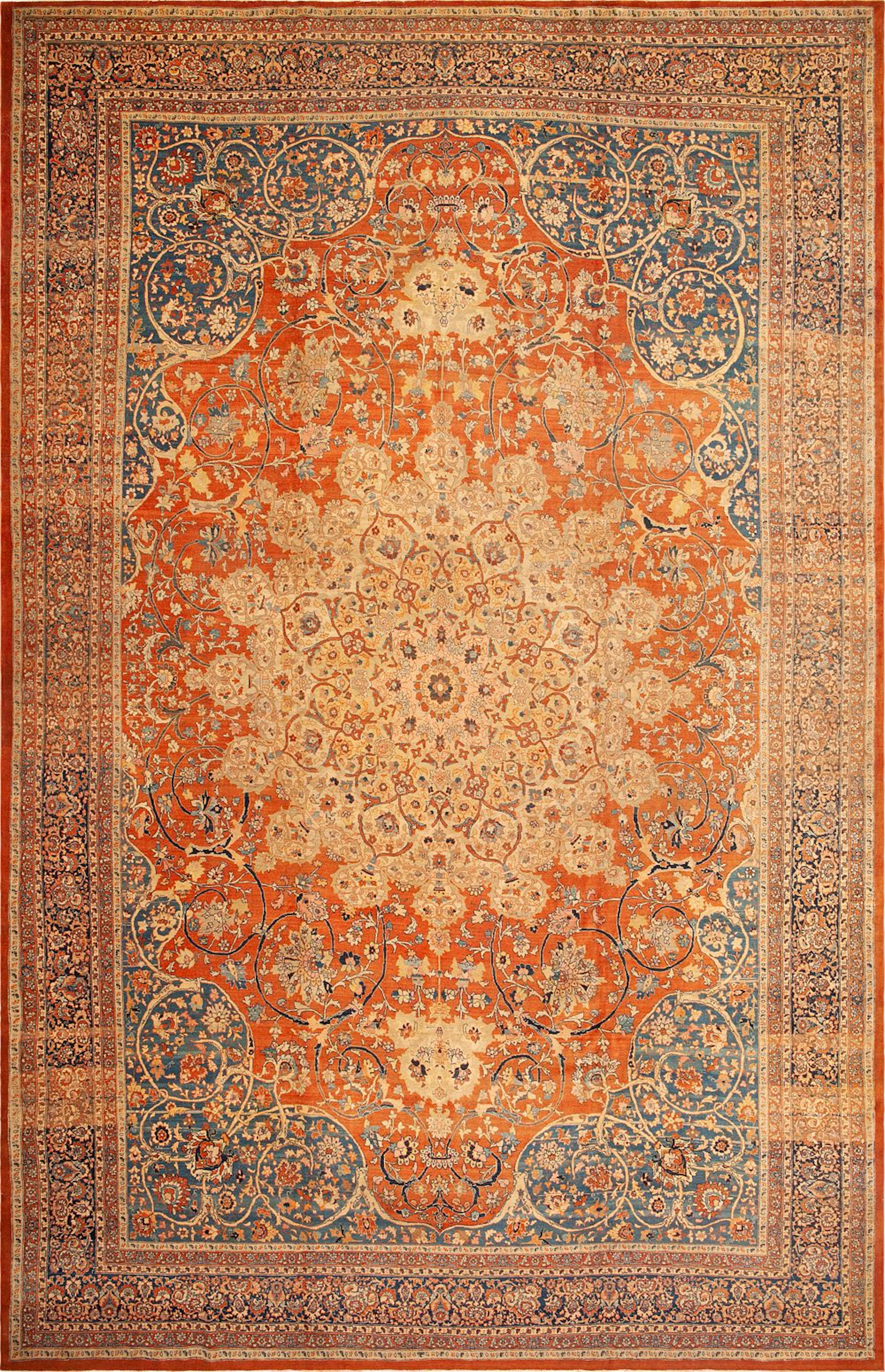 No Reserve - Important Monumental Haji Jalili Tabriz Carpet, Northwest