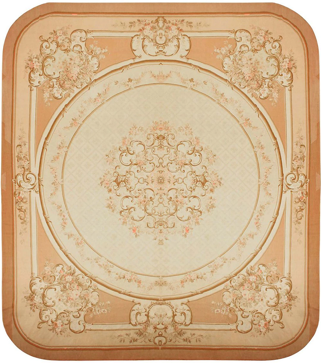 No Reserve - Palace-Size Antique Aubusson Carpet, France - 21 ft 9