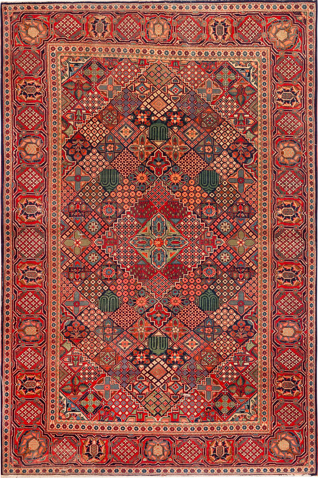 No Reserve - Antique Persian Kashan Rug 6 ft 9 in x 4 ft 5 in (2.06 m x 1.35 m)