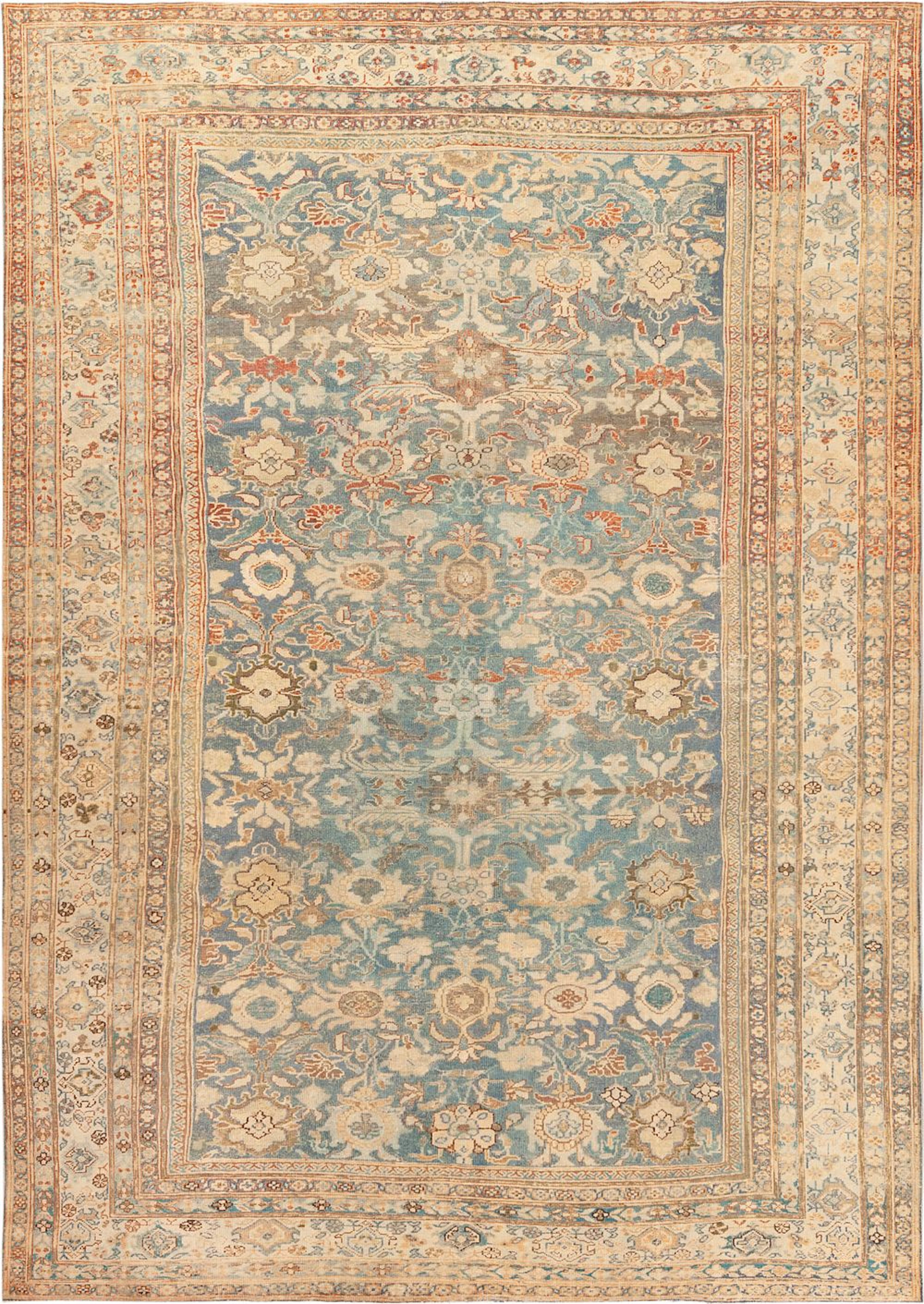 Antique Persian Sultanabad Rug 11 ft 7 in x 8 ft 1 in (3.53 m x 2.46 m)