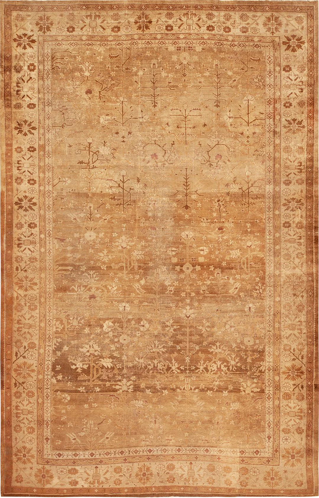 No Reserve - Large Antique Amritsar Carpet, North India, circa 1900