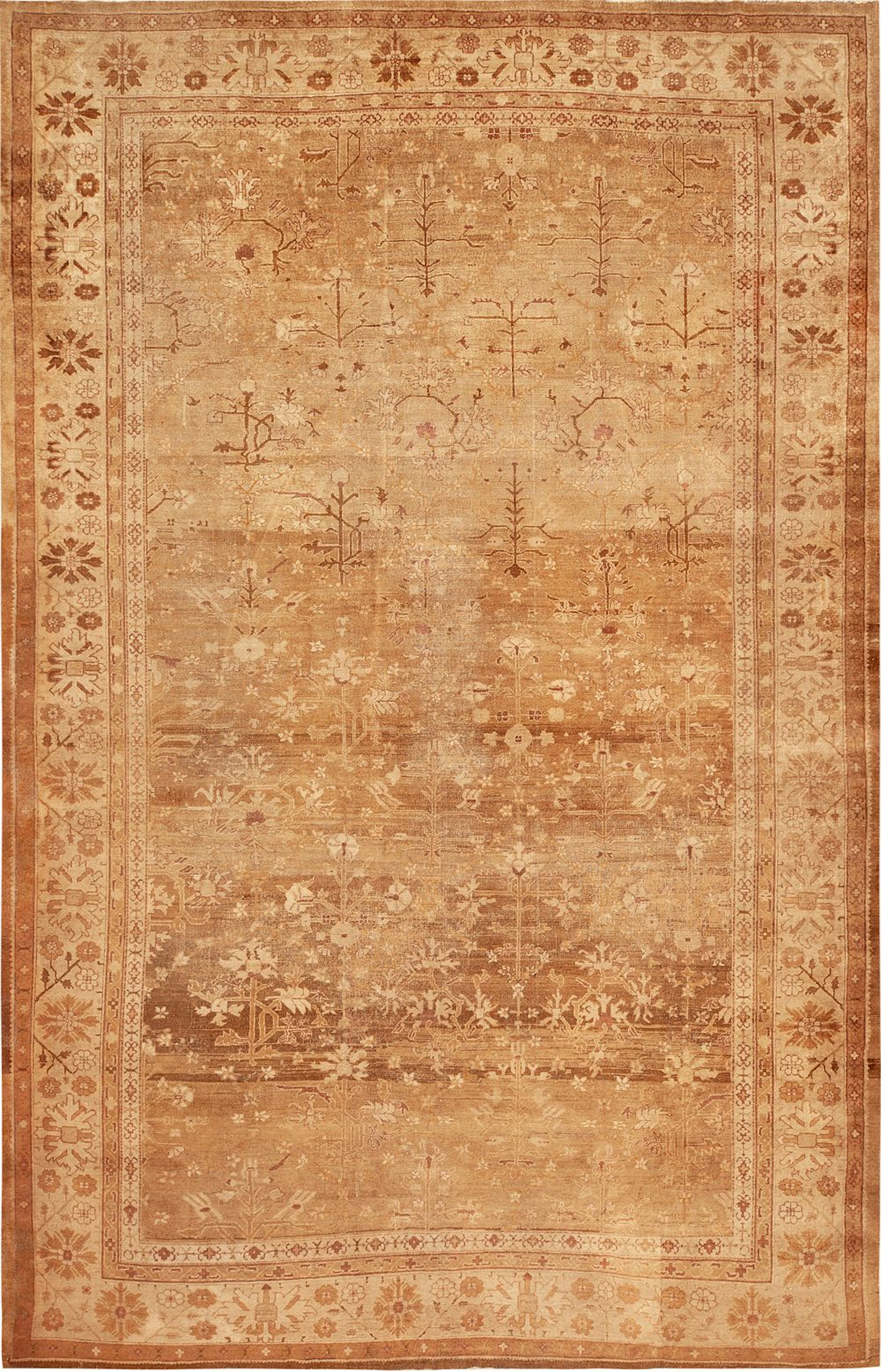 No Reserve - Large Antique Amritsar Carpet, North India, circa 1900