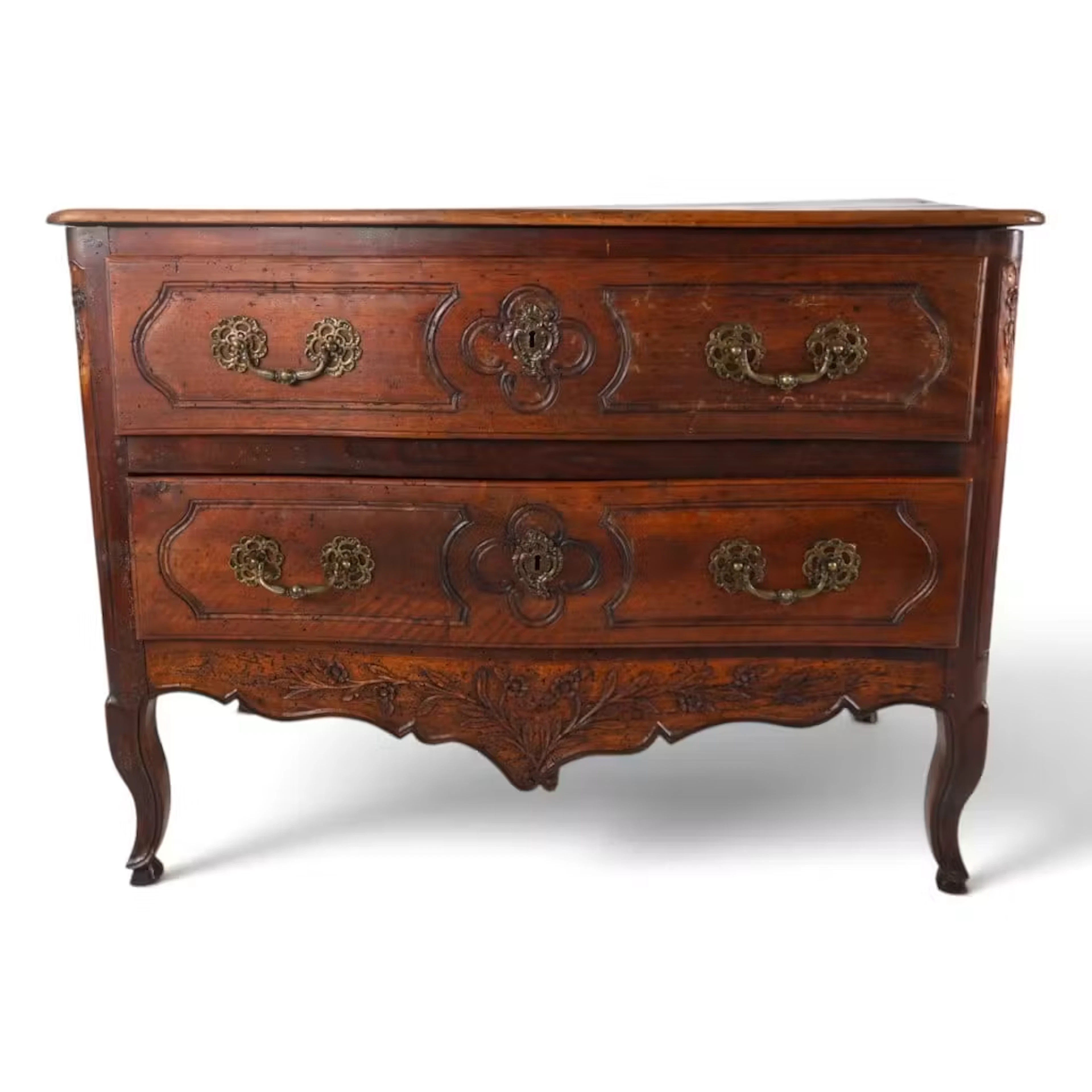 Lot 145: French Provincial Louis XV-Style Commode