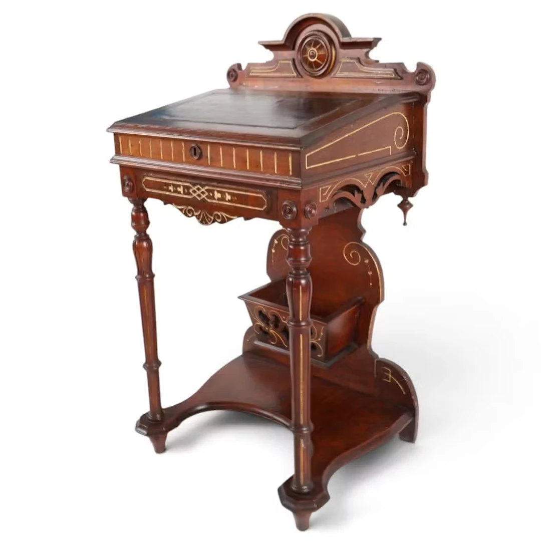 Lot 5: Aesthetic Movement Walnut Writing Desk