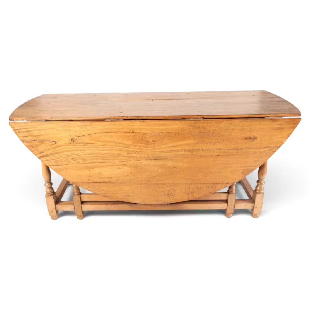 Lot 155: Large Country Gateleg Dining Table