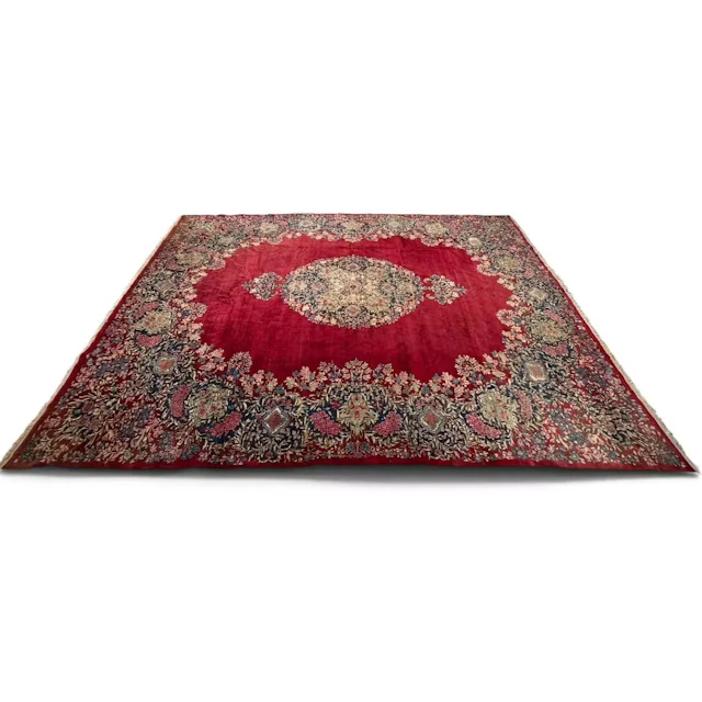 Lot 46: 16'5" x 11'7" Kerman-Style Palace Carpet