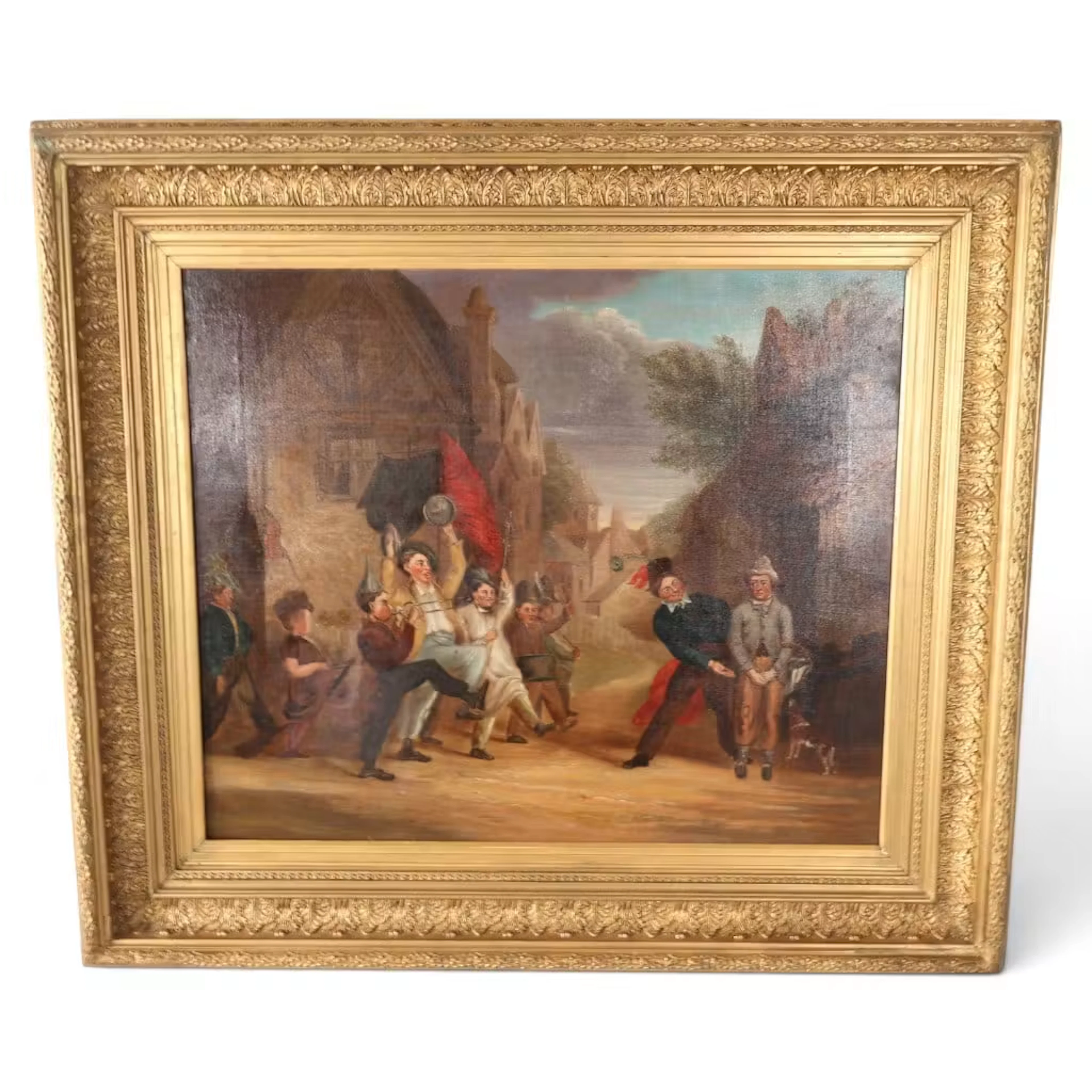 Lot 42: Continental School, Comic Village Procession