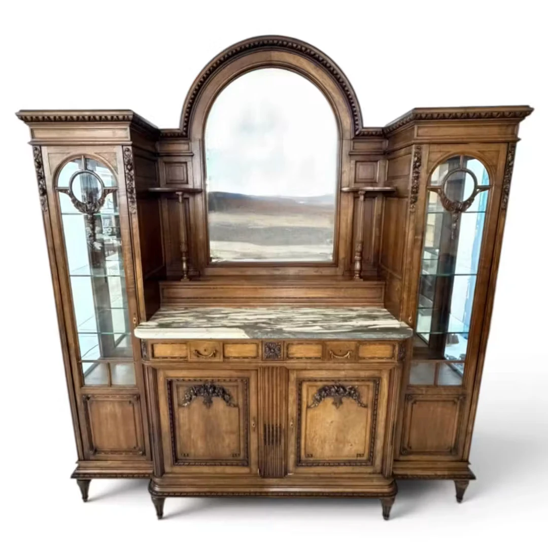 Lot 111: Louis XVI Revival Walnut Sideboard