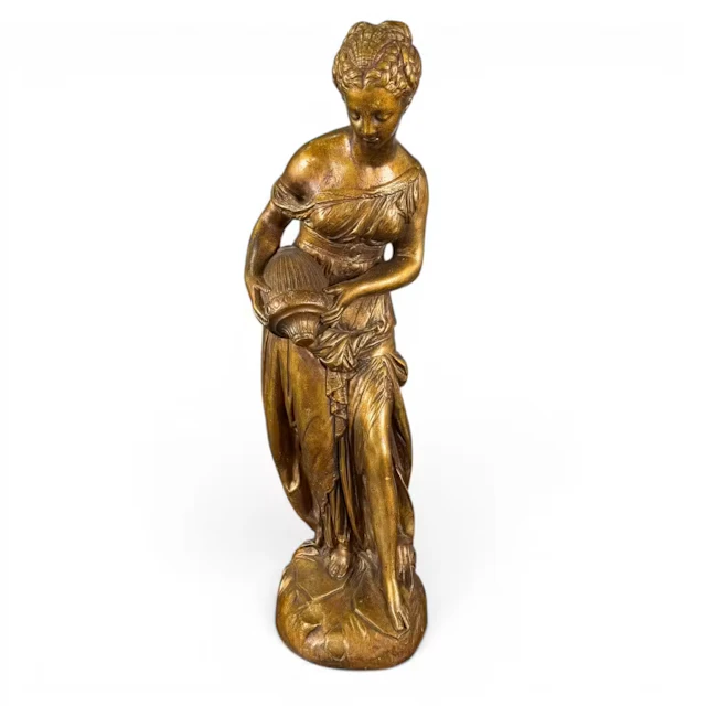 Lot 222C: Gilt Composition Allegorical Water Figure
