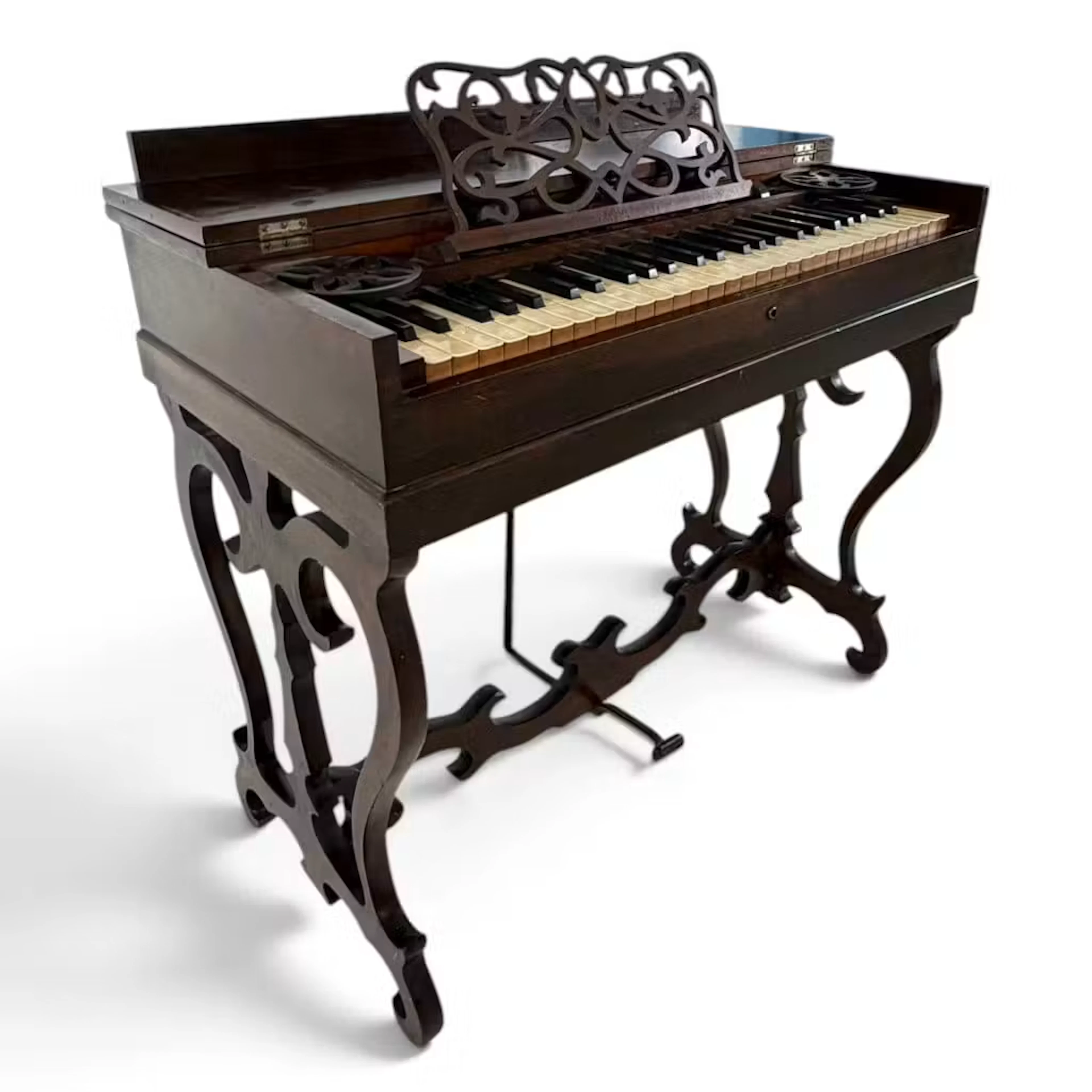 Lot 154: American Rosewood Melodeon, c. 1860-70