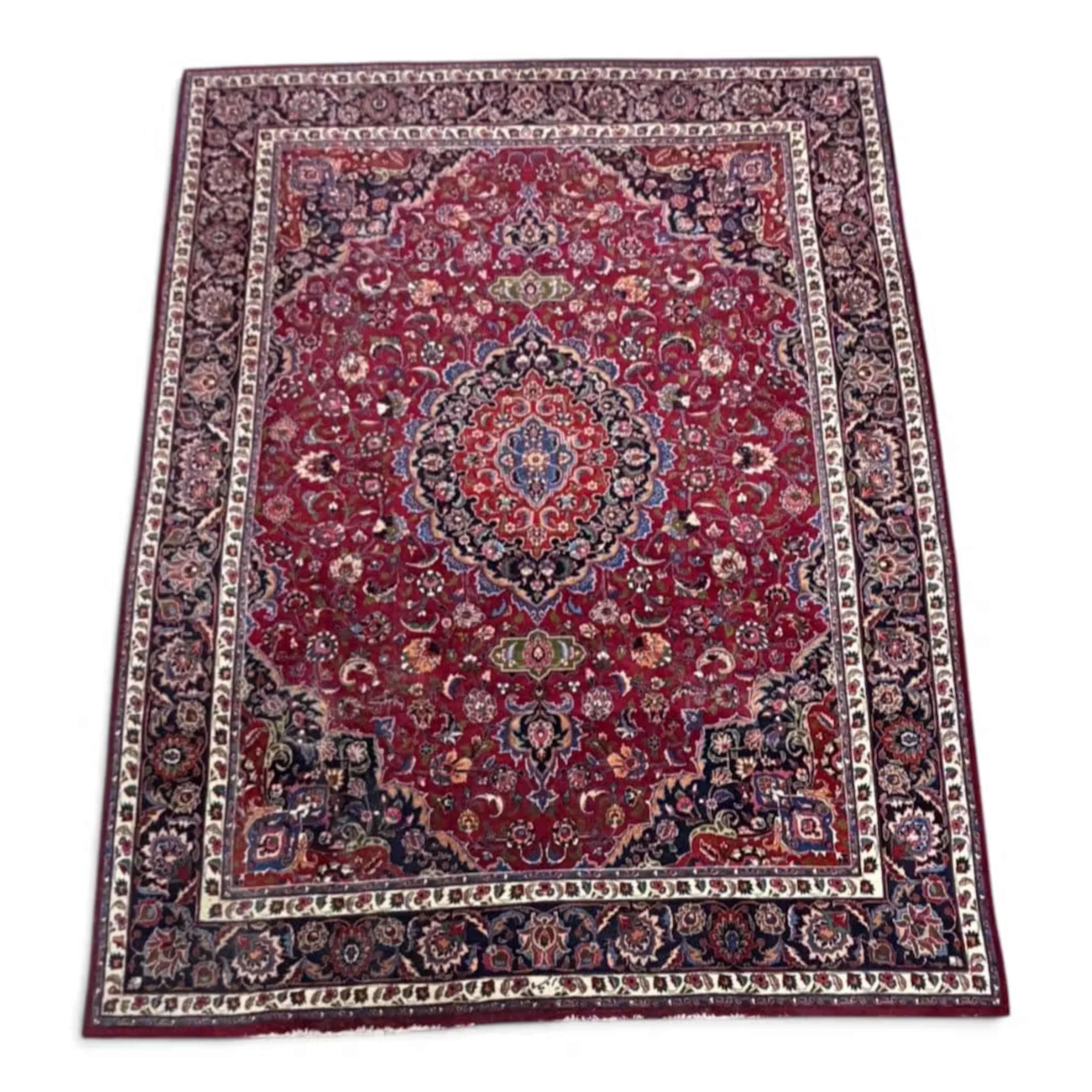 Lot 47: 13 ft. 4 in. x 10 ft. Tabriz-Type Carpet