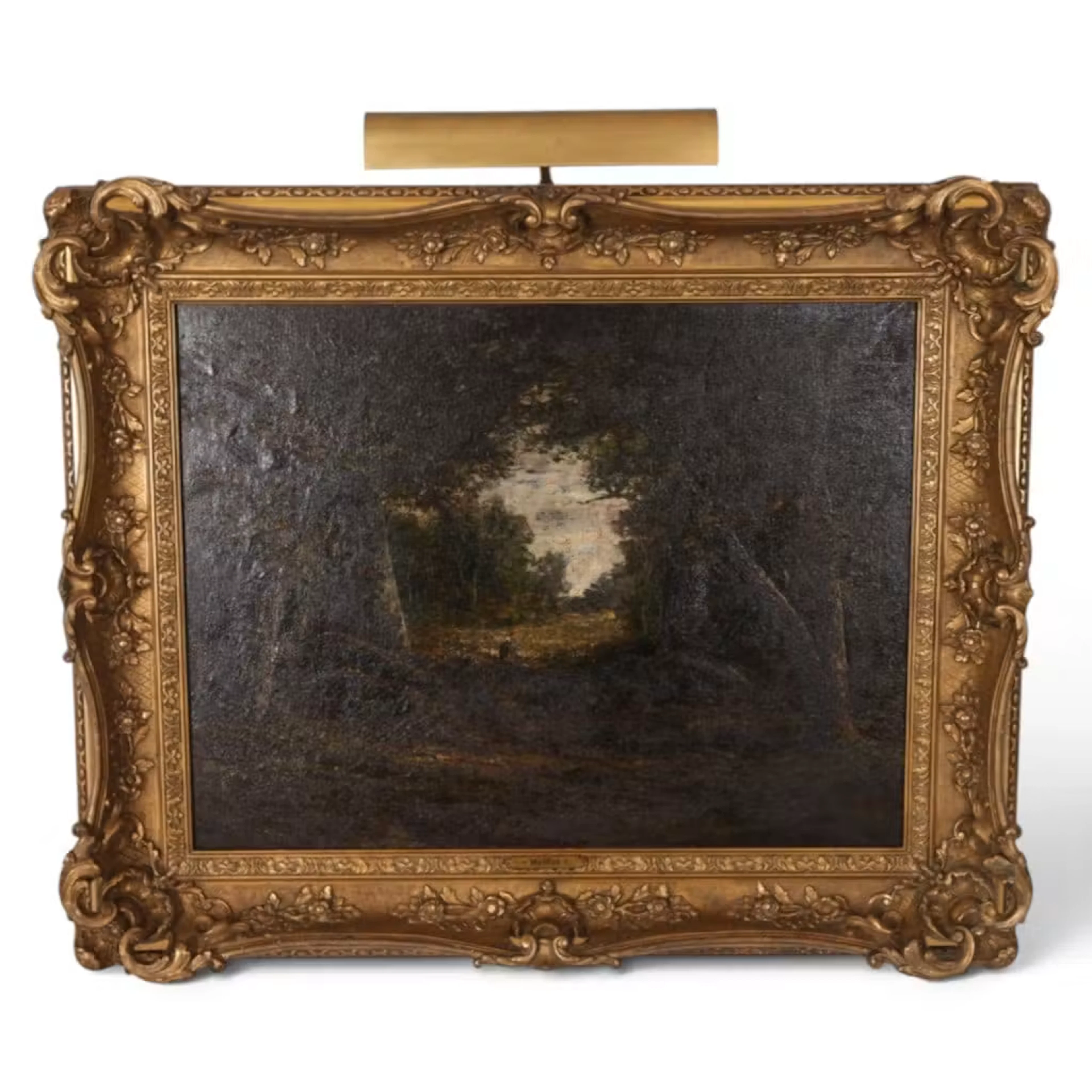 Lot 41: Attr. Louis Remy Matifas Woodland Landscape