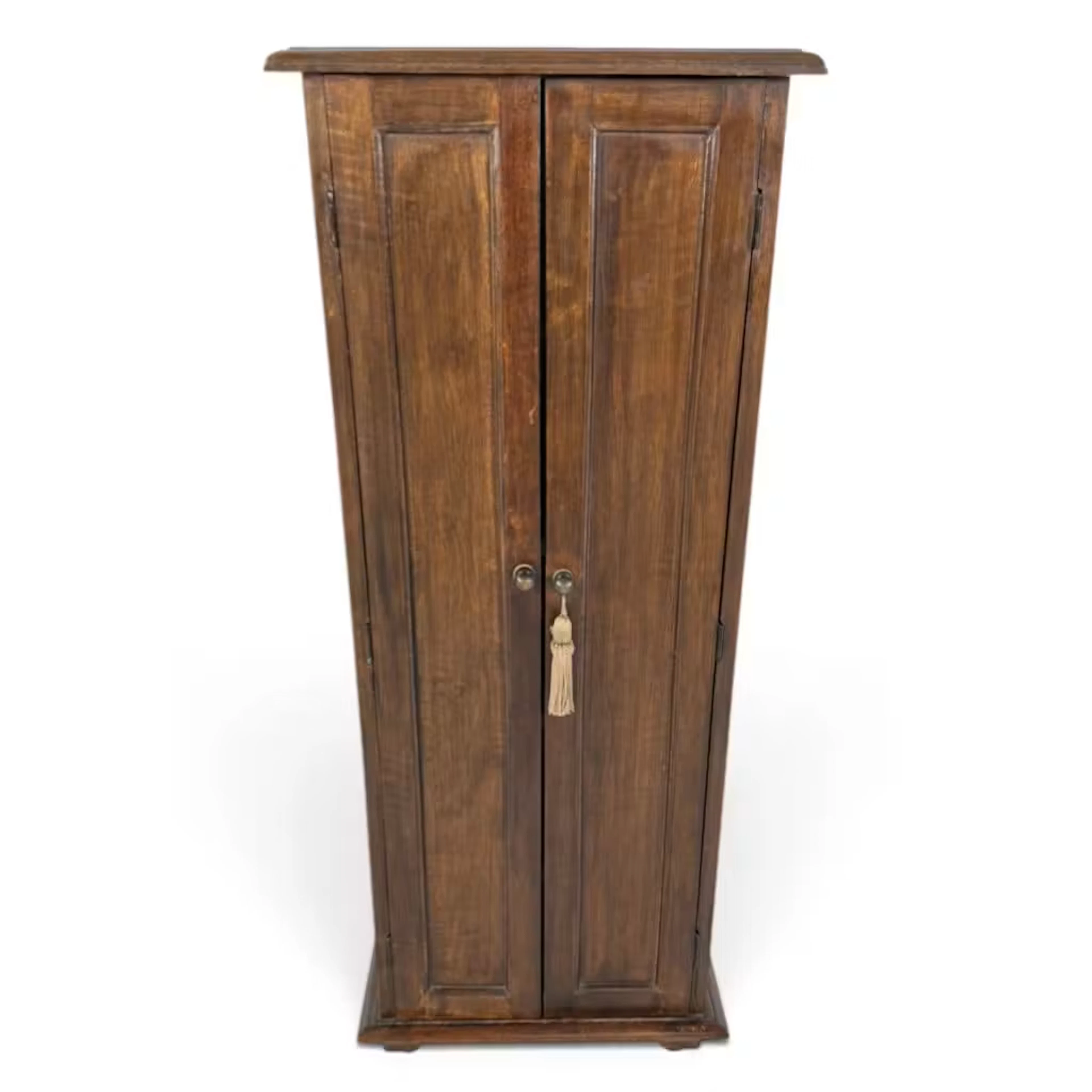 Lot 233: English Fitted Collector's Cabinet