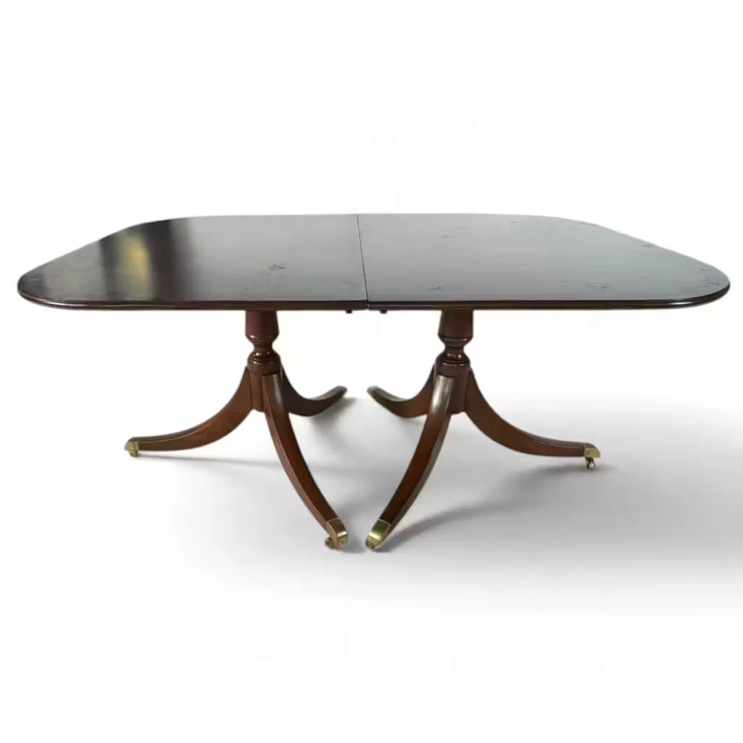 Lot 227: Regency-Style Mahogany Dining Table