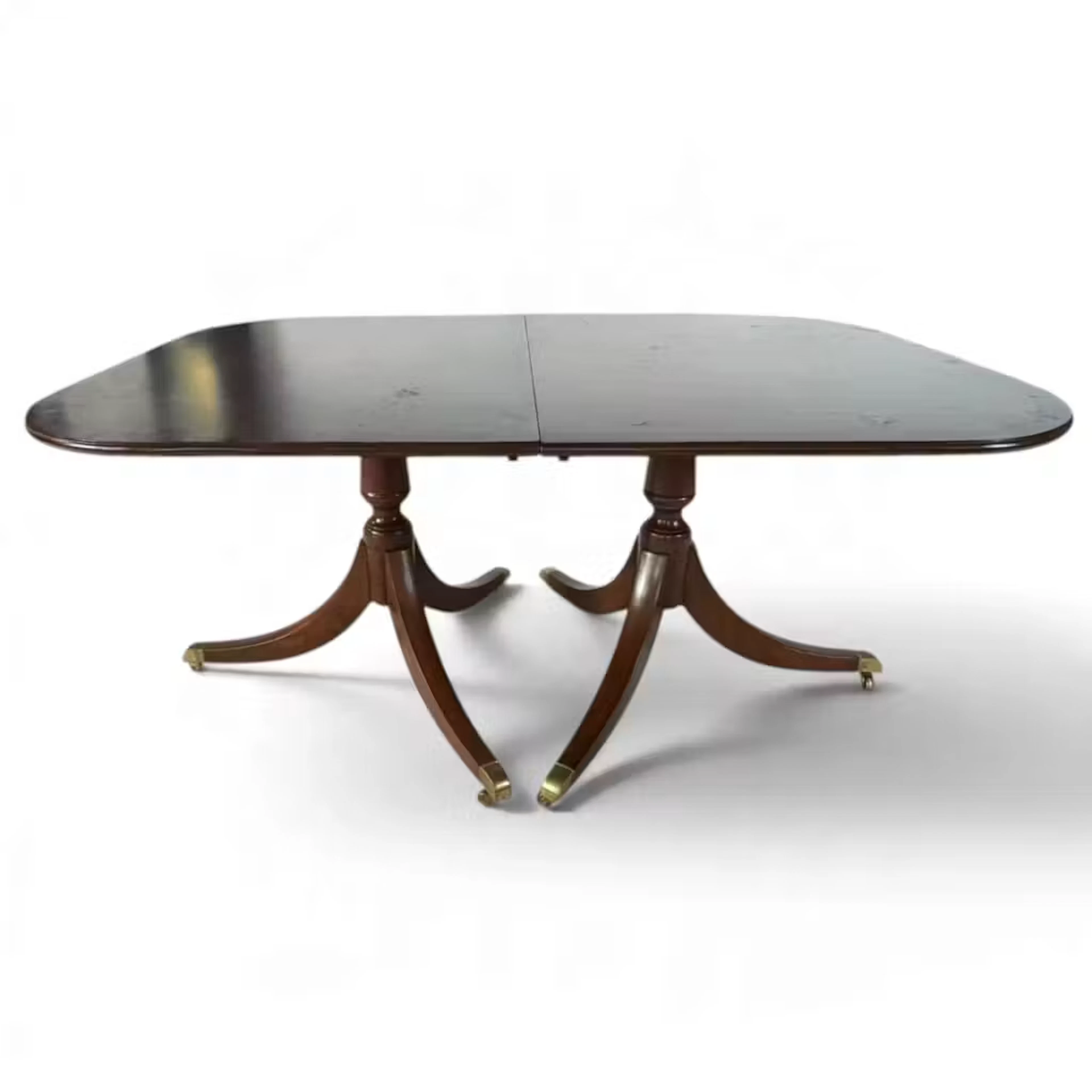 Lot 227: Regency-Style Mahogany Dining Table