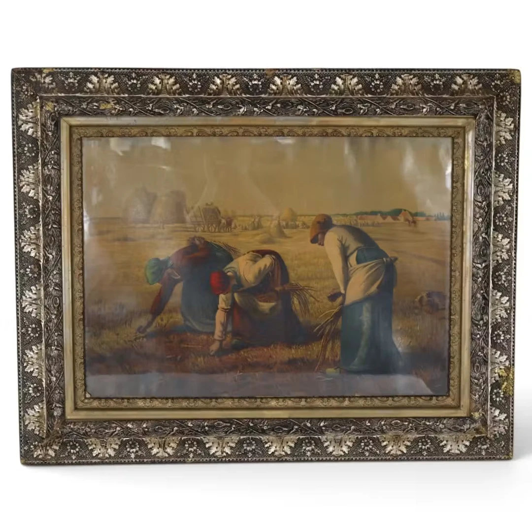 Lot 179: After Millet, The Gleaners, Framed Print