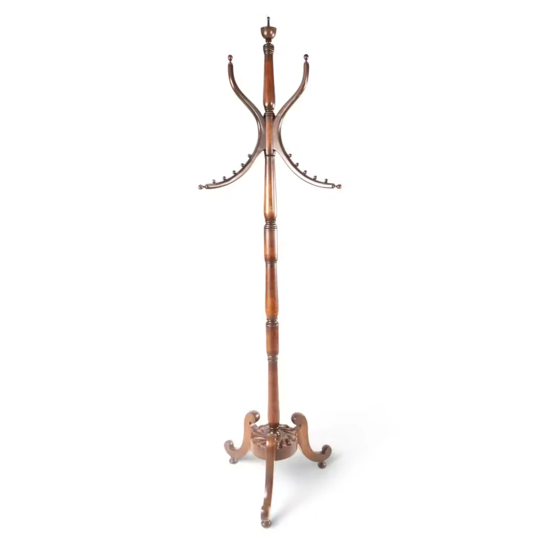 Lot 215: Victorian Mahogany Coat Stand