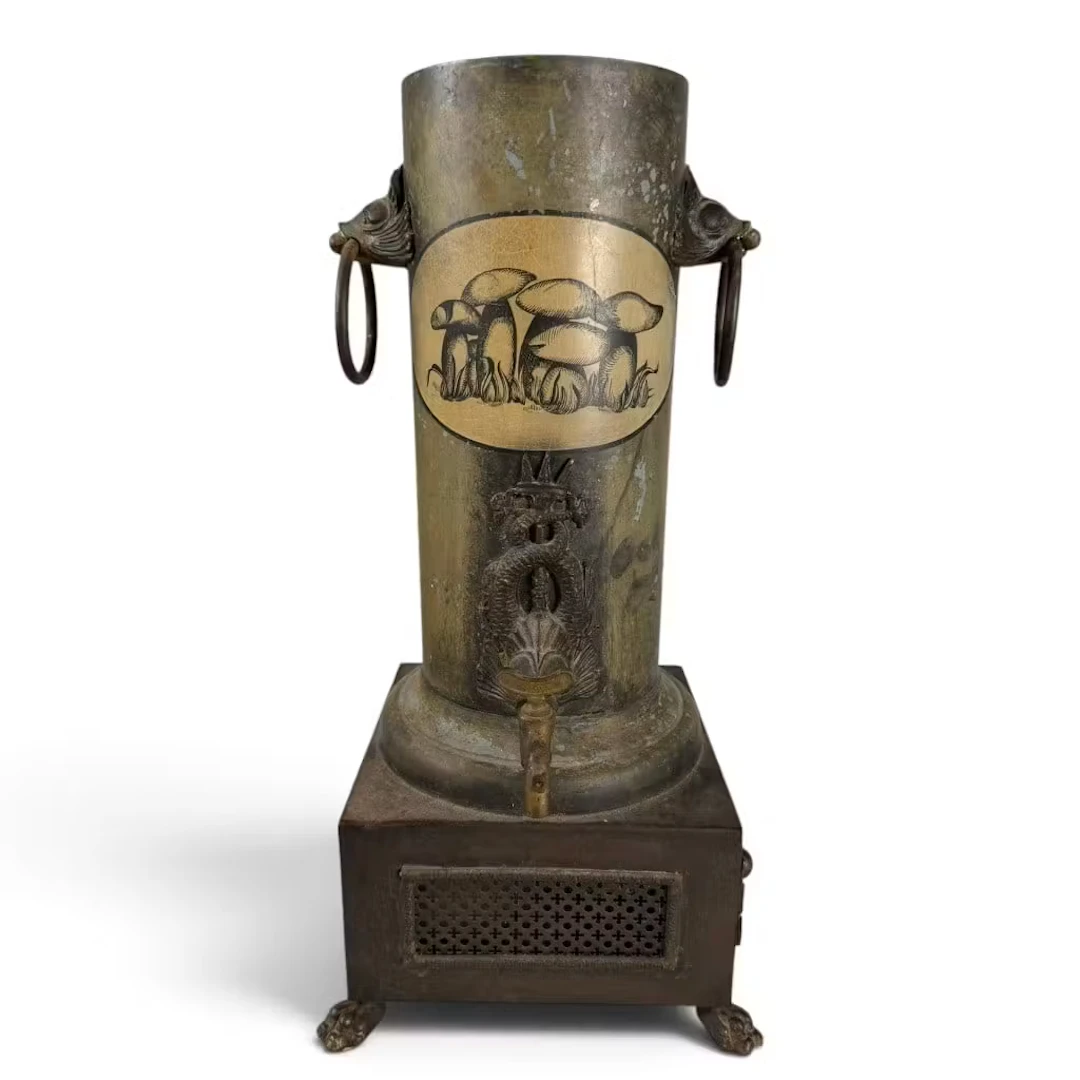 Lot 264: Italian Samovar Urn with Mushroom Motif