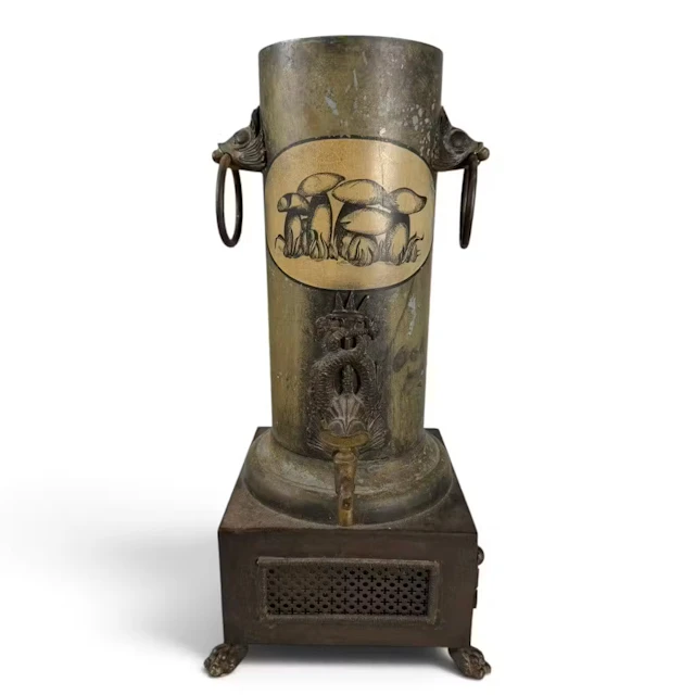 Lot 264: Italian Samovar Urn with Mushroom Motif