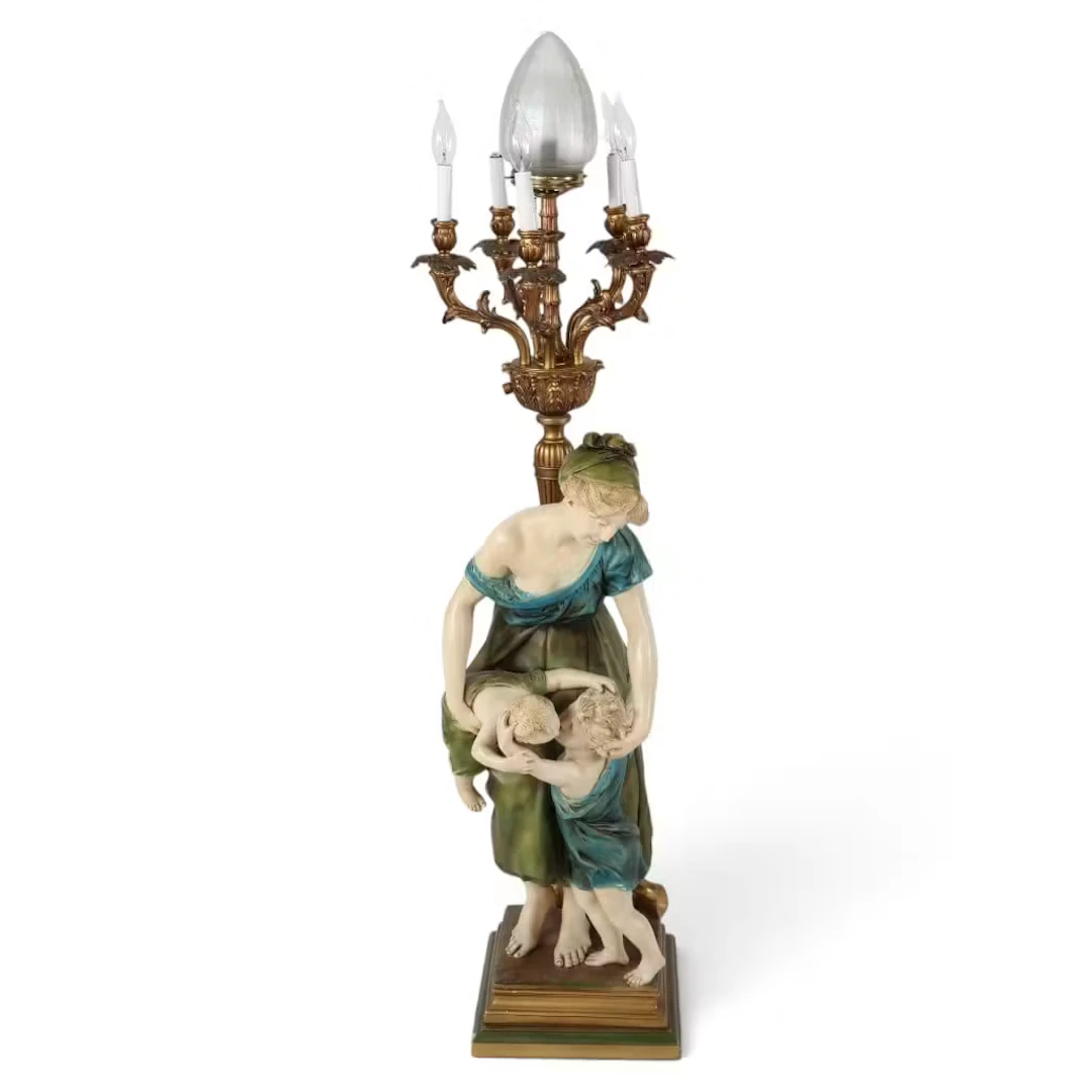 Lot 15: After Luca Madrassi Figural Floor Lamp