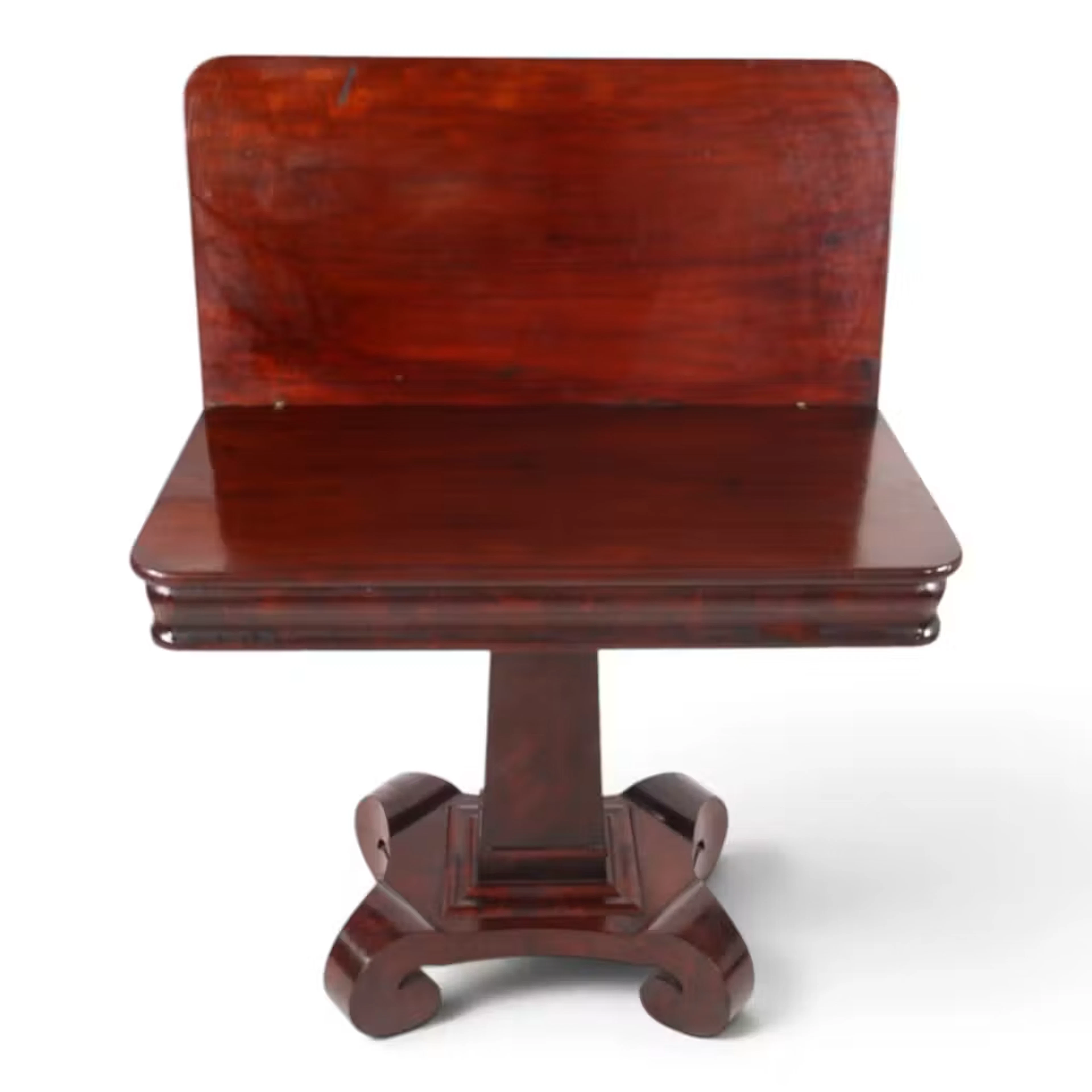 Lot 117: American Classical Mahogany Card Table