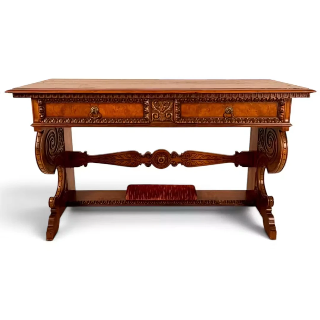 Lot 126A: Renaissance Revival Walnut Altar Table